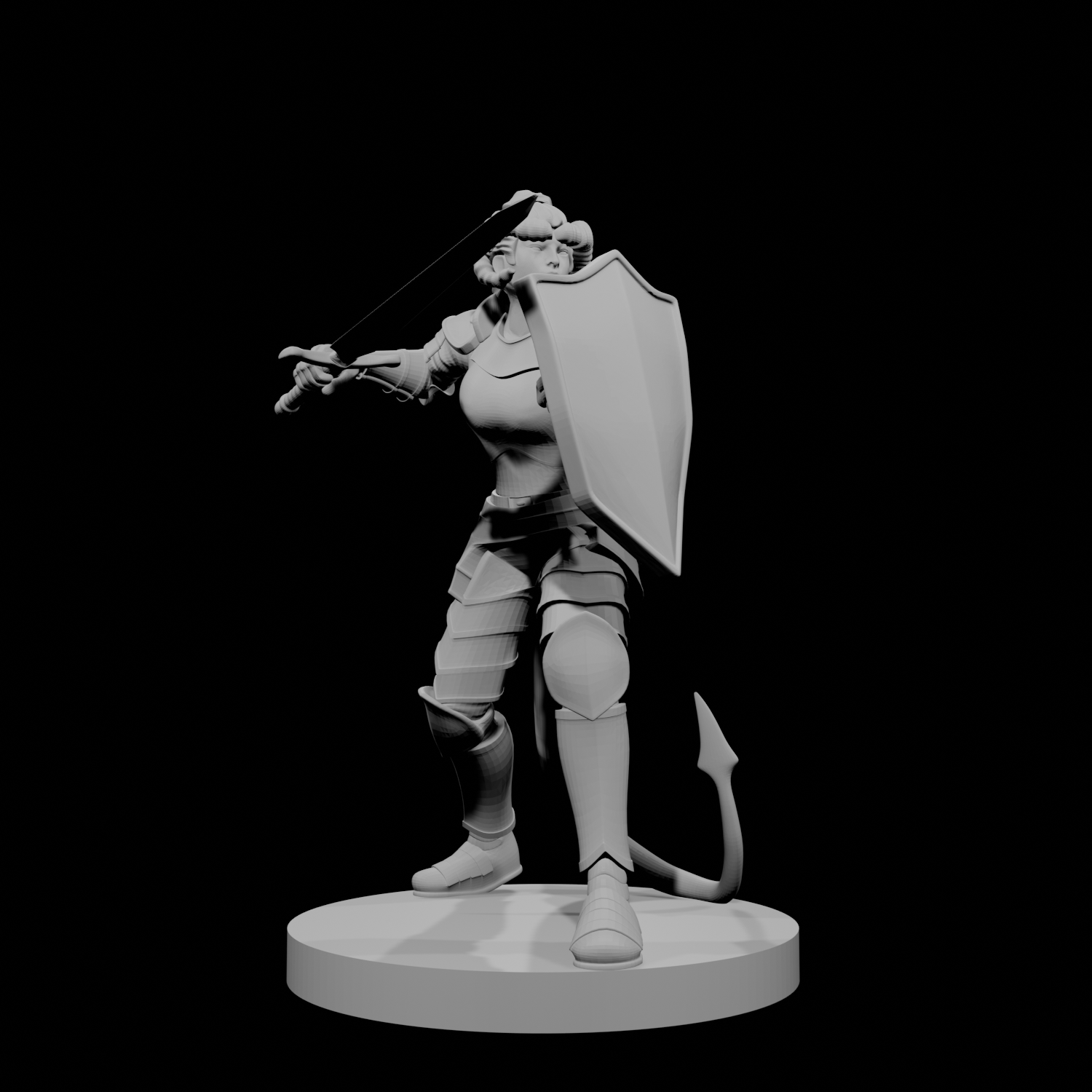 Tiefling Female Paladin