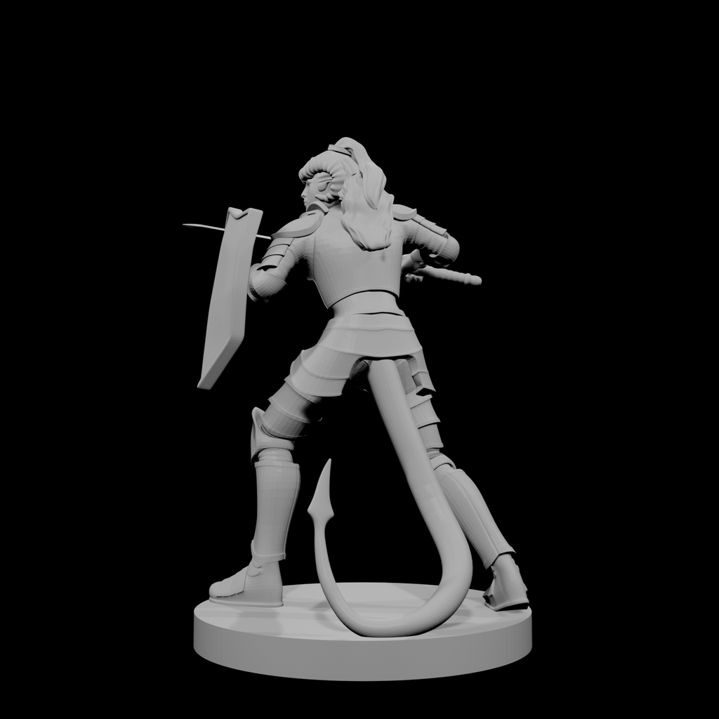Tiefling Female Paladin