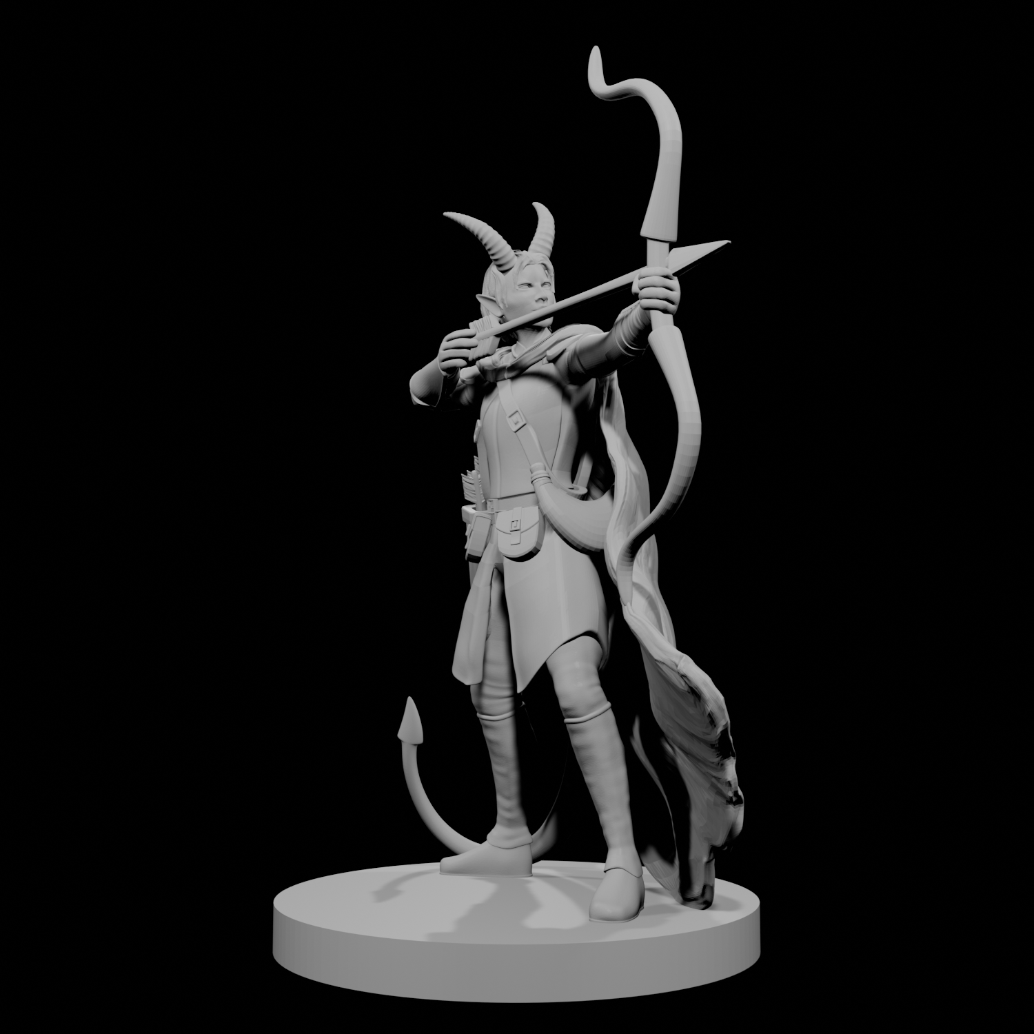 Tiefling Female Ranger 3