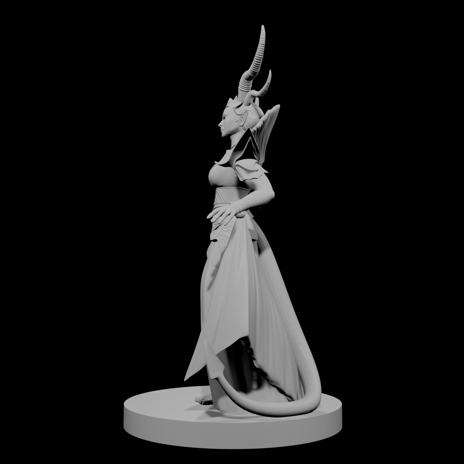 Tiefling Female Sorceress 3