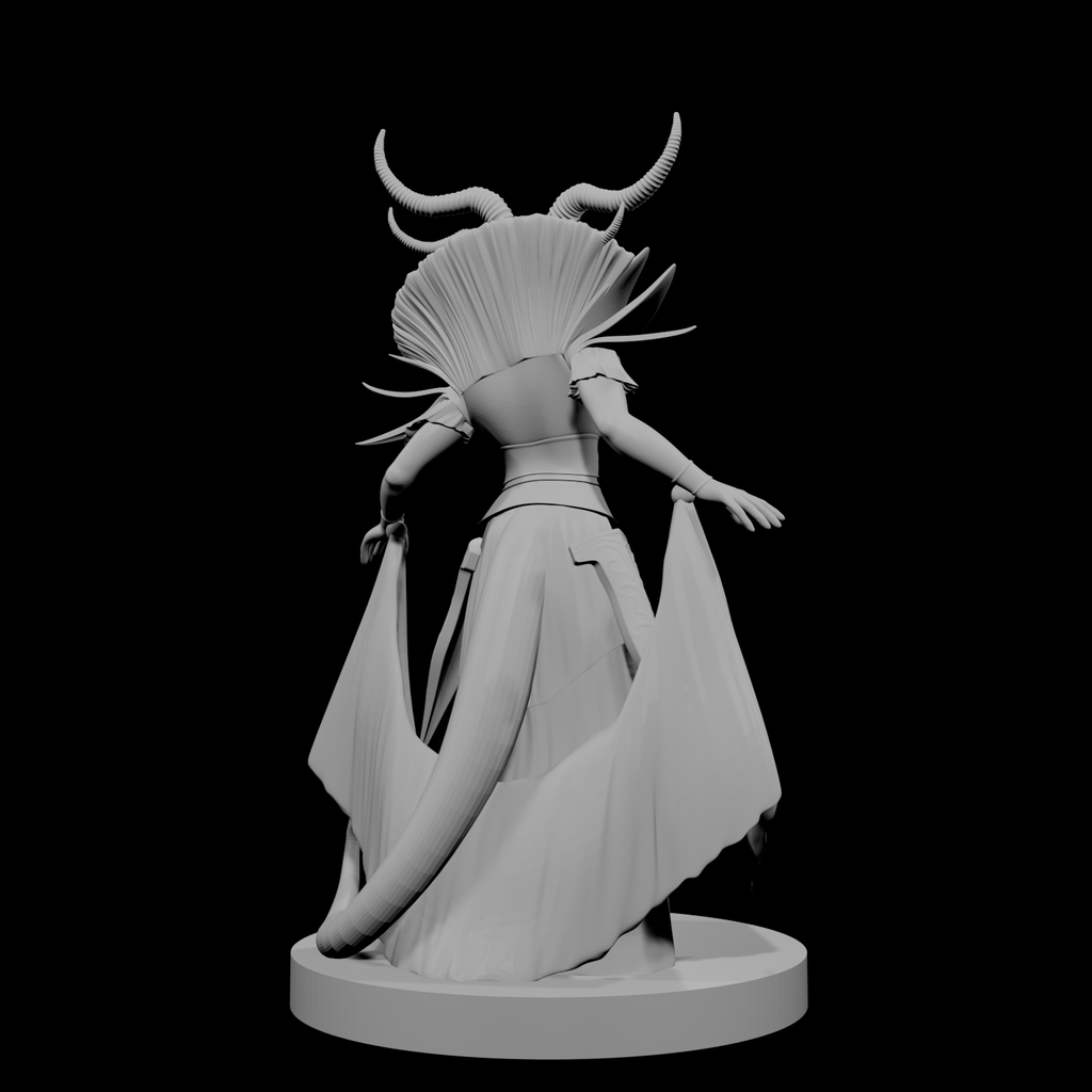 Tiefling Female Sorceress 3