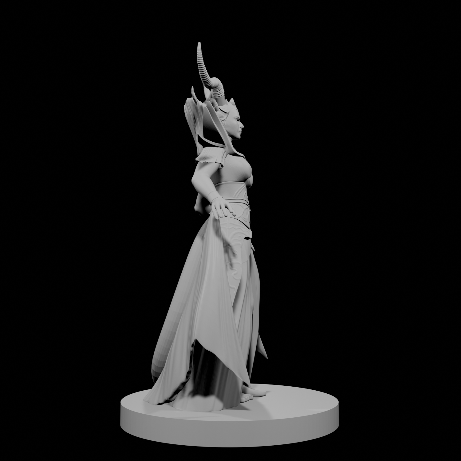 Tiefling Female Sorceress 3