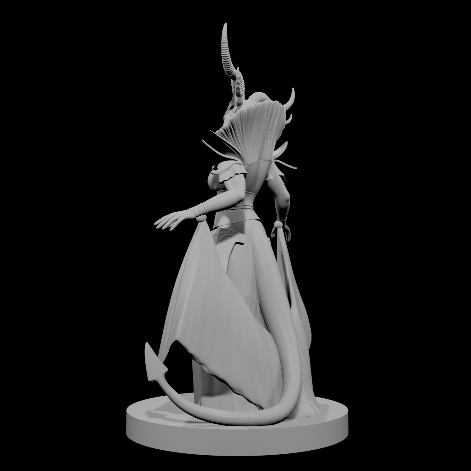 Tiefling Female Sorceress 3
