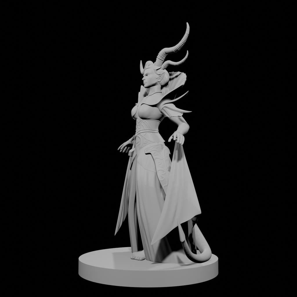 Tiefling Female Sorceress 3
