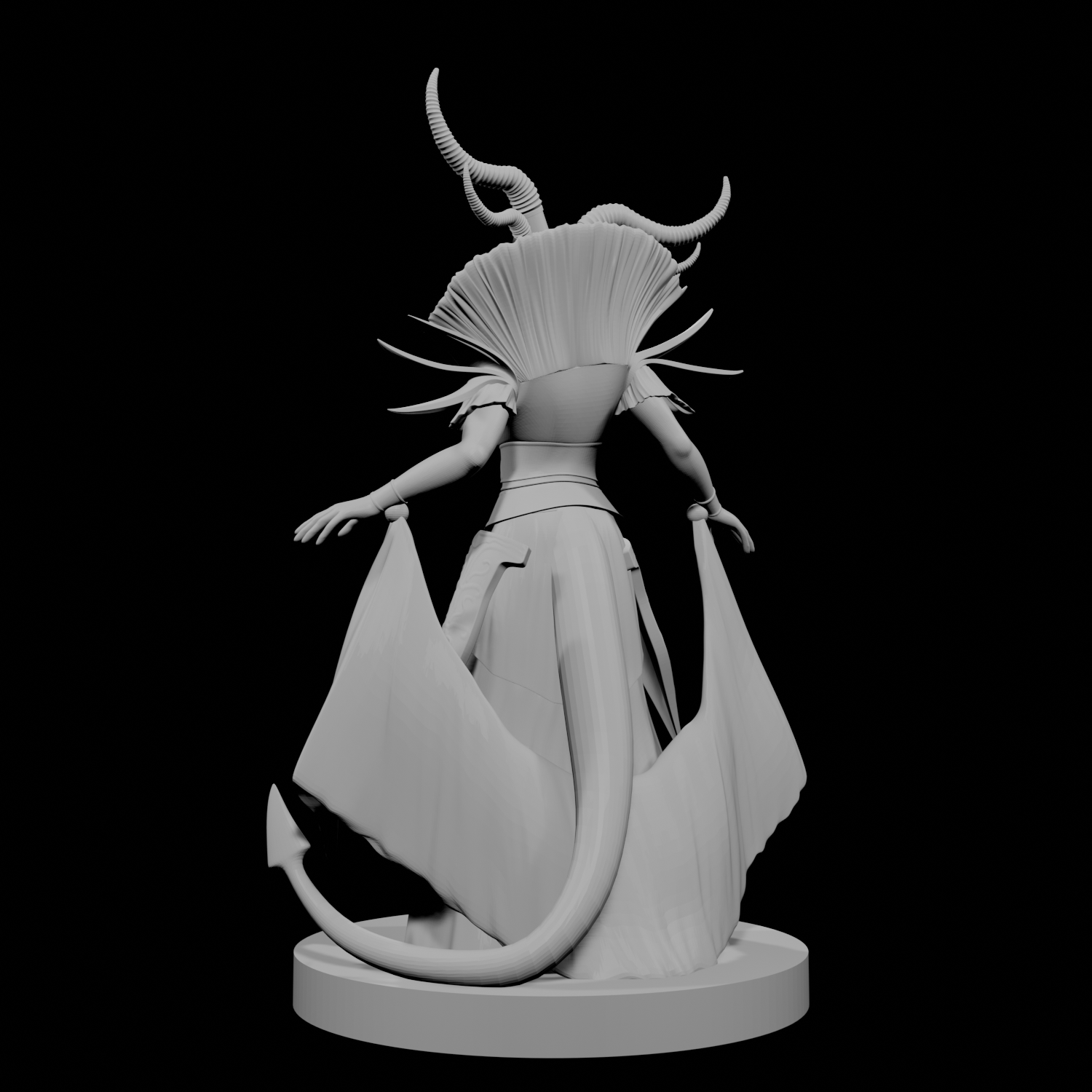 Tiefling Female Sorceress 3