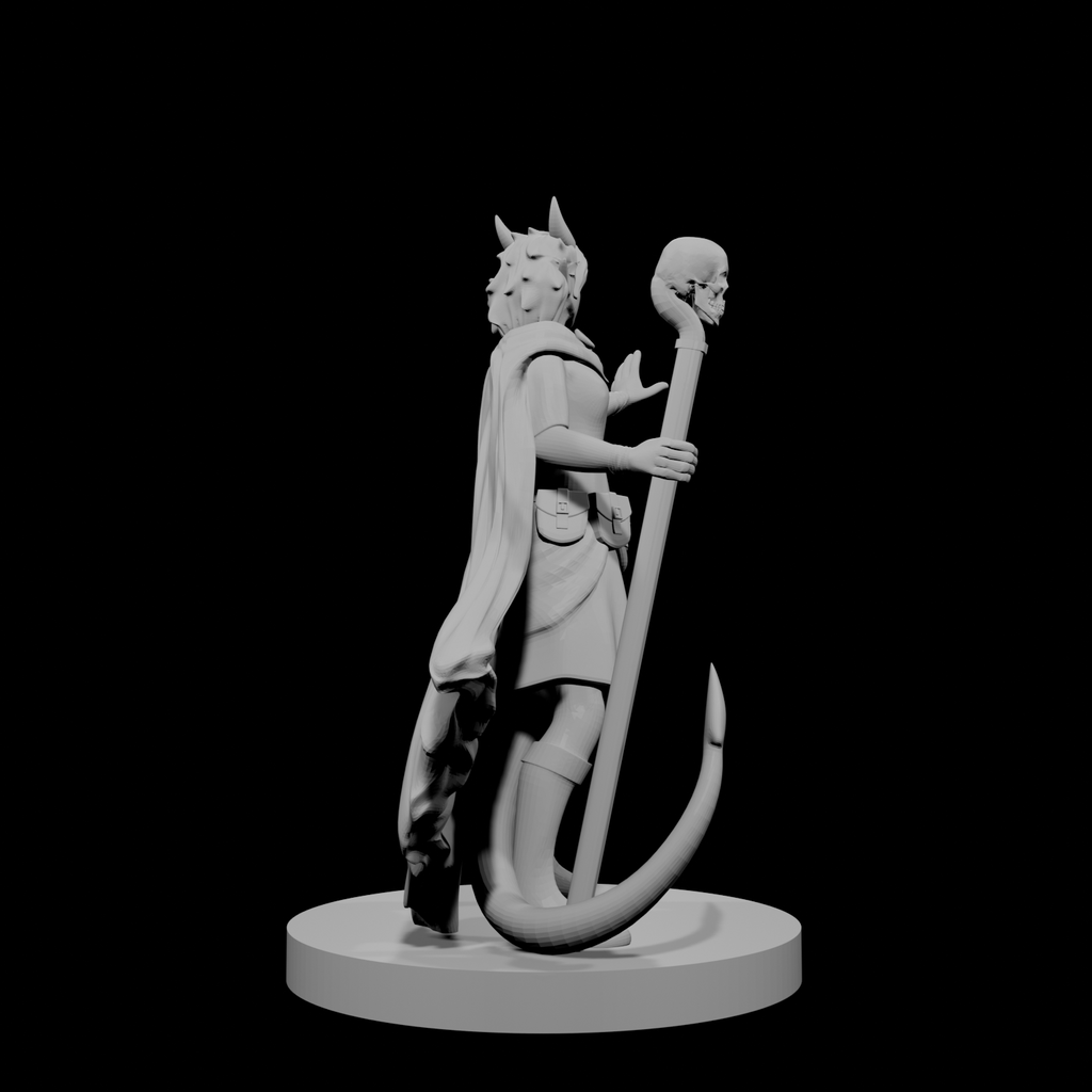 Tiefling Female Warlock