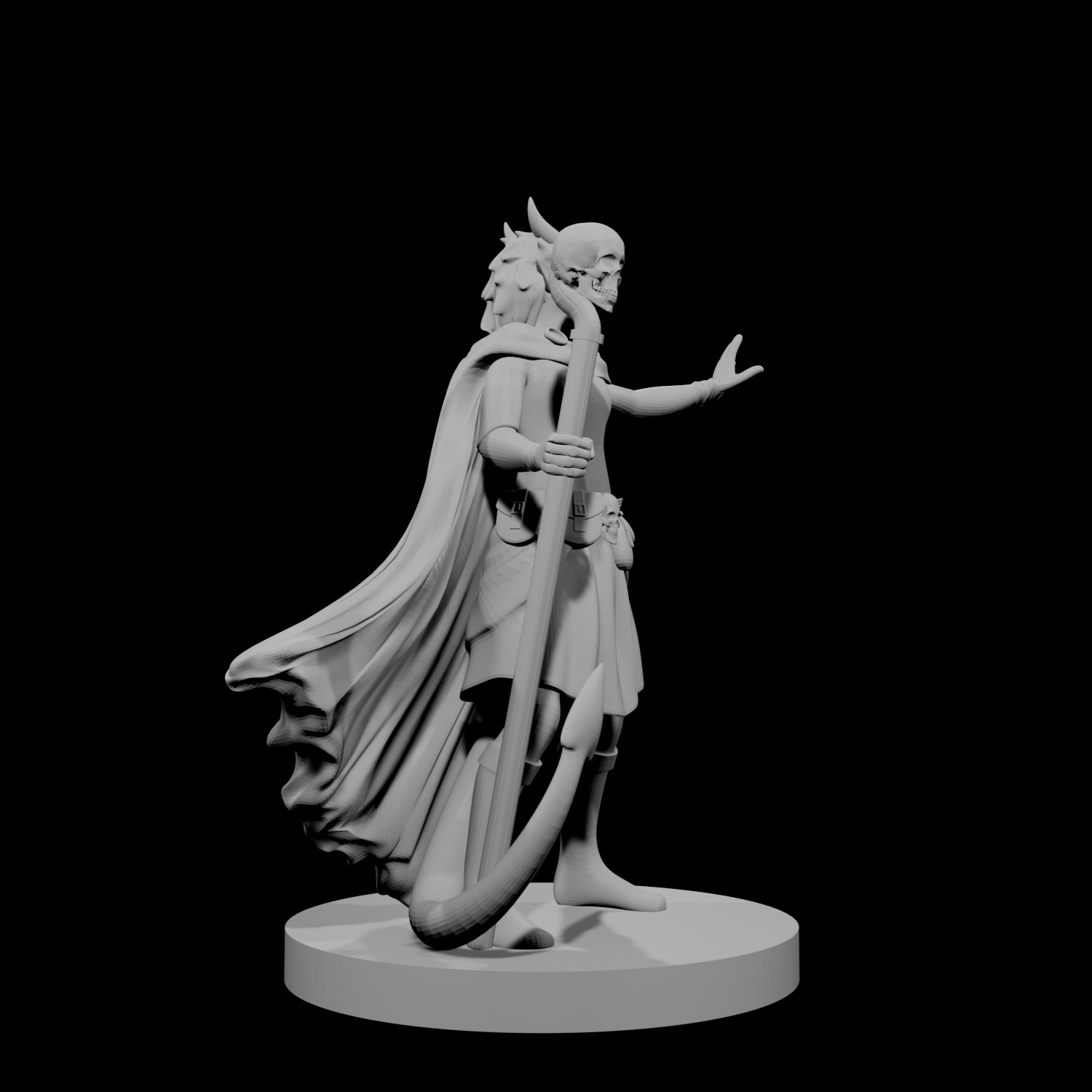 Tiefling Female Warlock