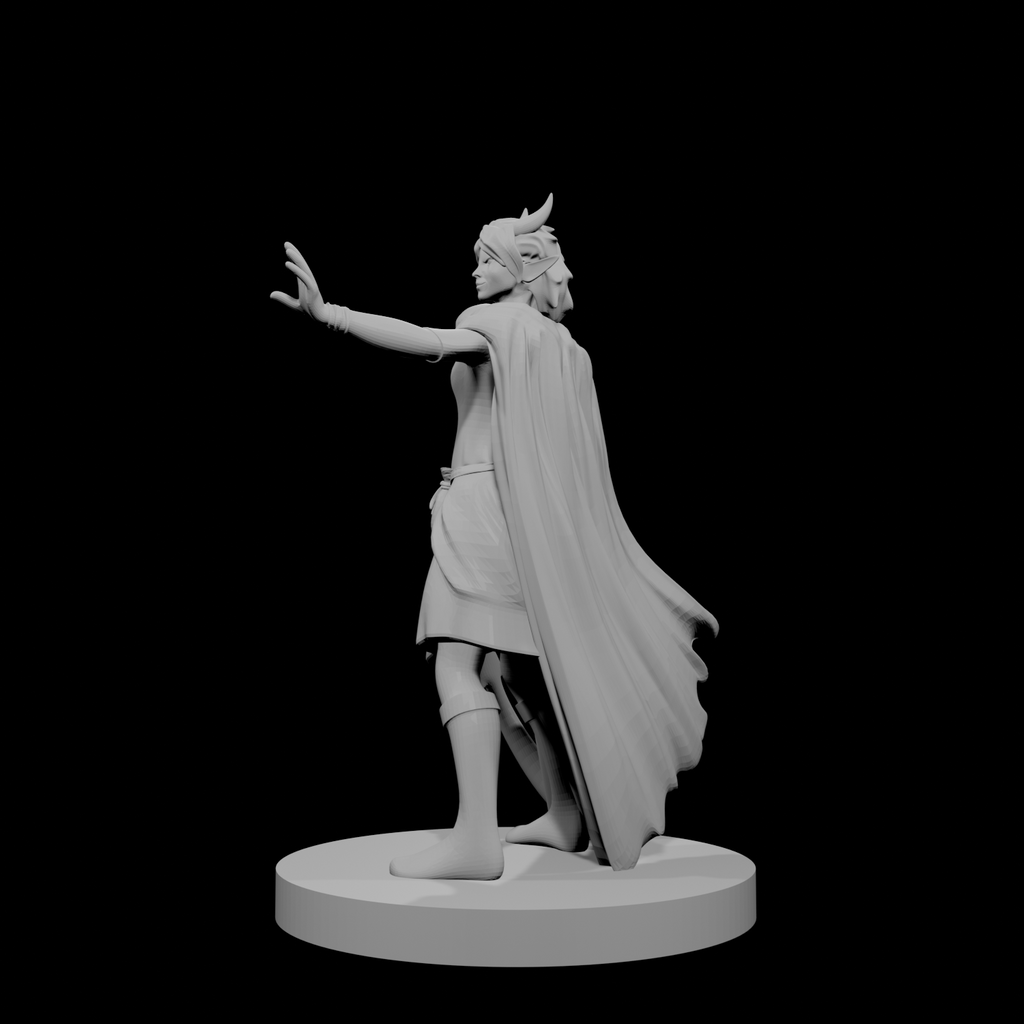 Tiefling Female Warlock