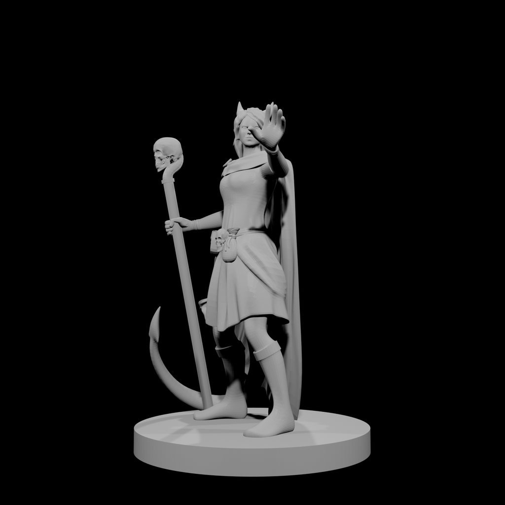 Tiefling Female Warlock