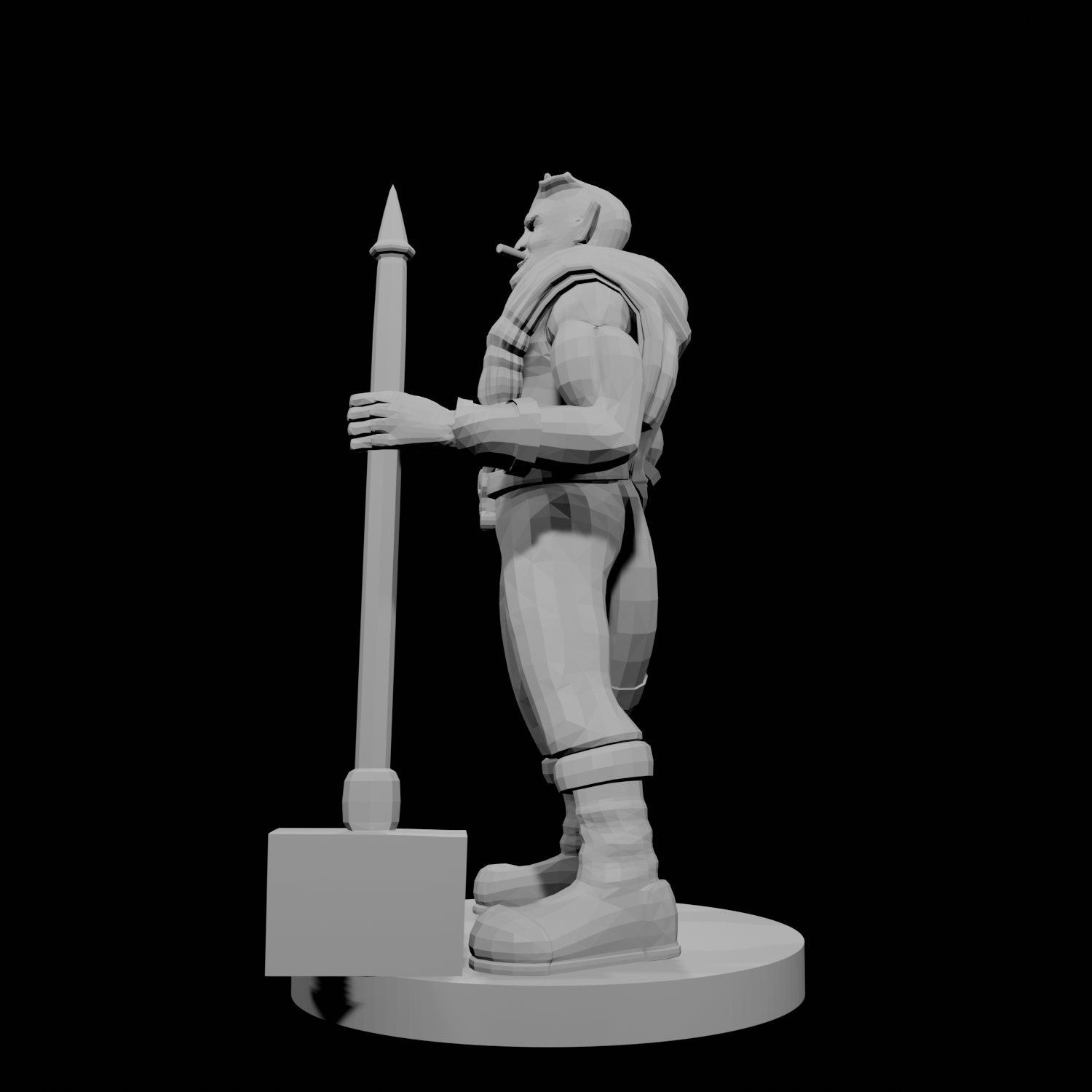 Tiefling Male Barbarian