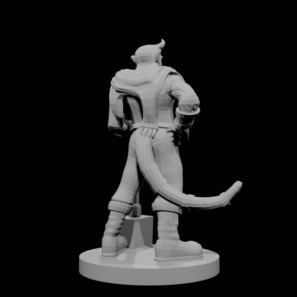 Tiefling Male Barbarian