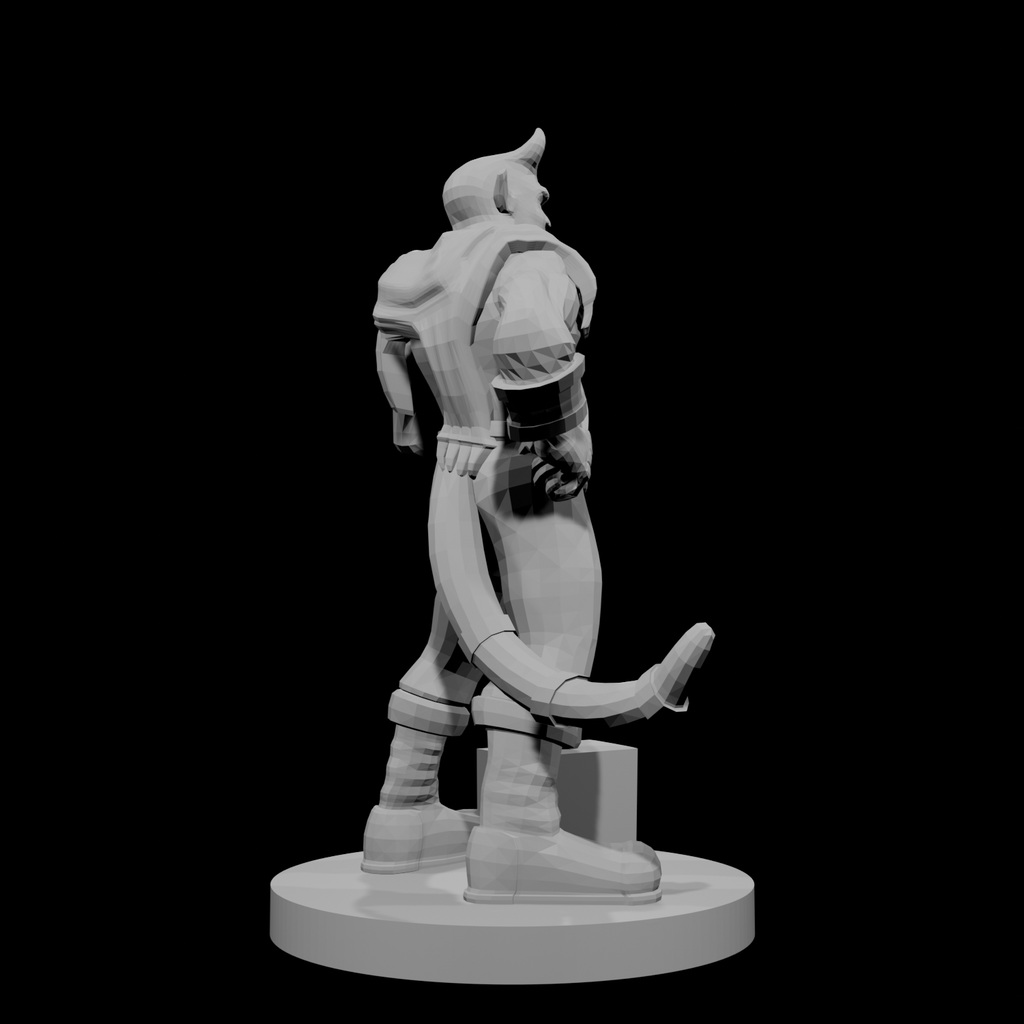 Tiefling Male Barbarian