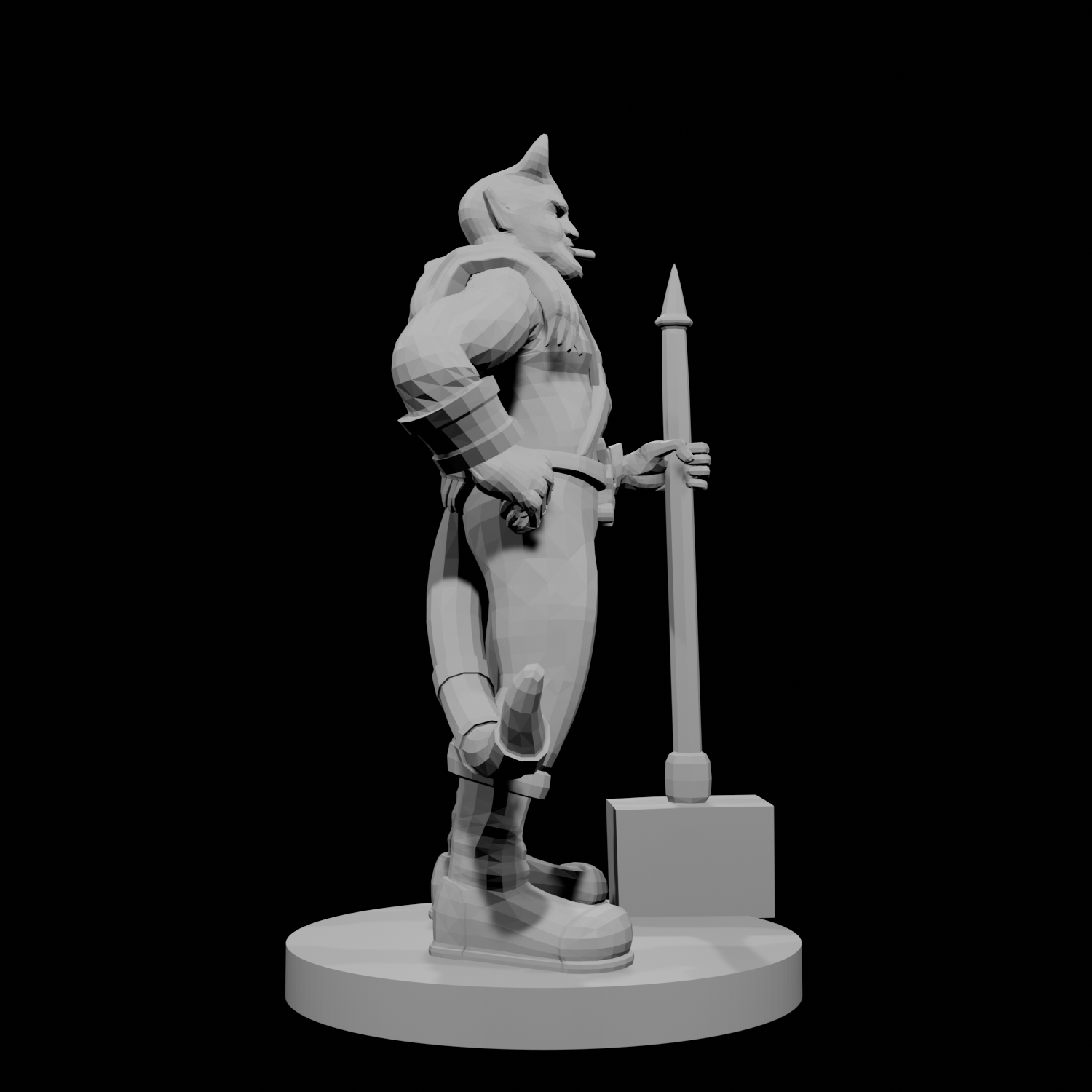 Tiefling Male Barbarian