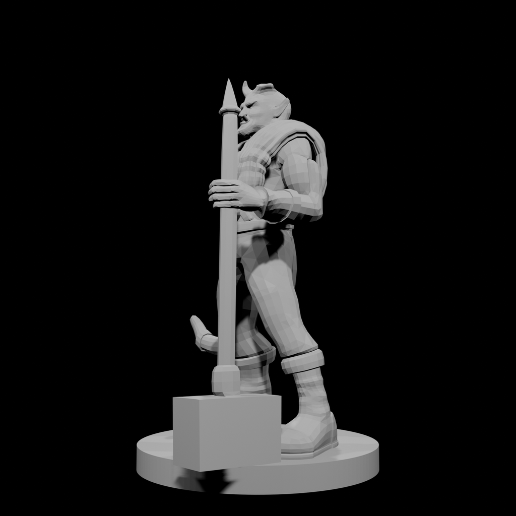 Tiefling Male Barbarian