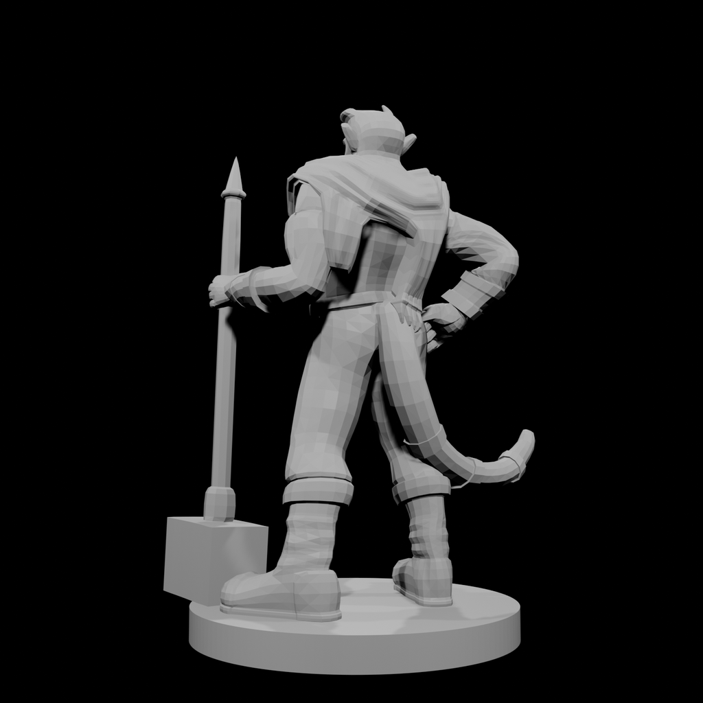 Tiefling Male Barbarian