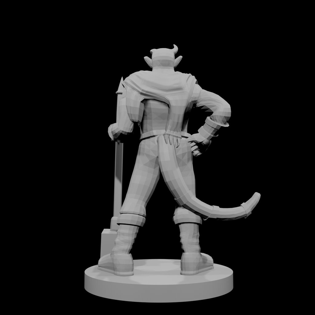 Tiefling Male Barbarian