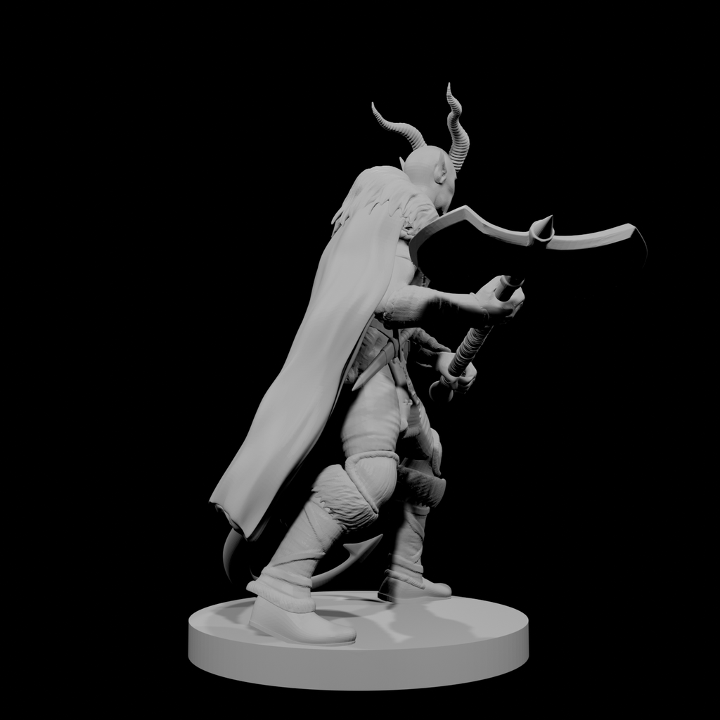 Tiefling Male Barbarian 2