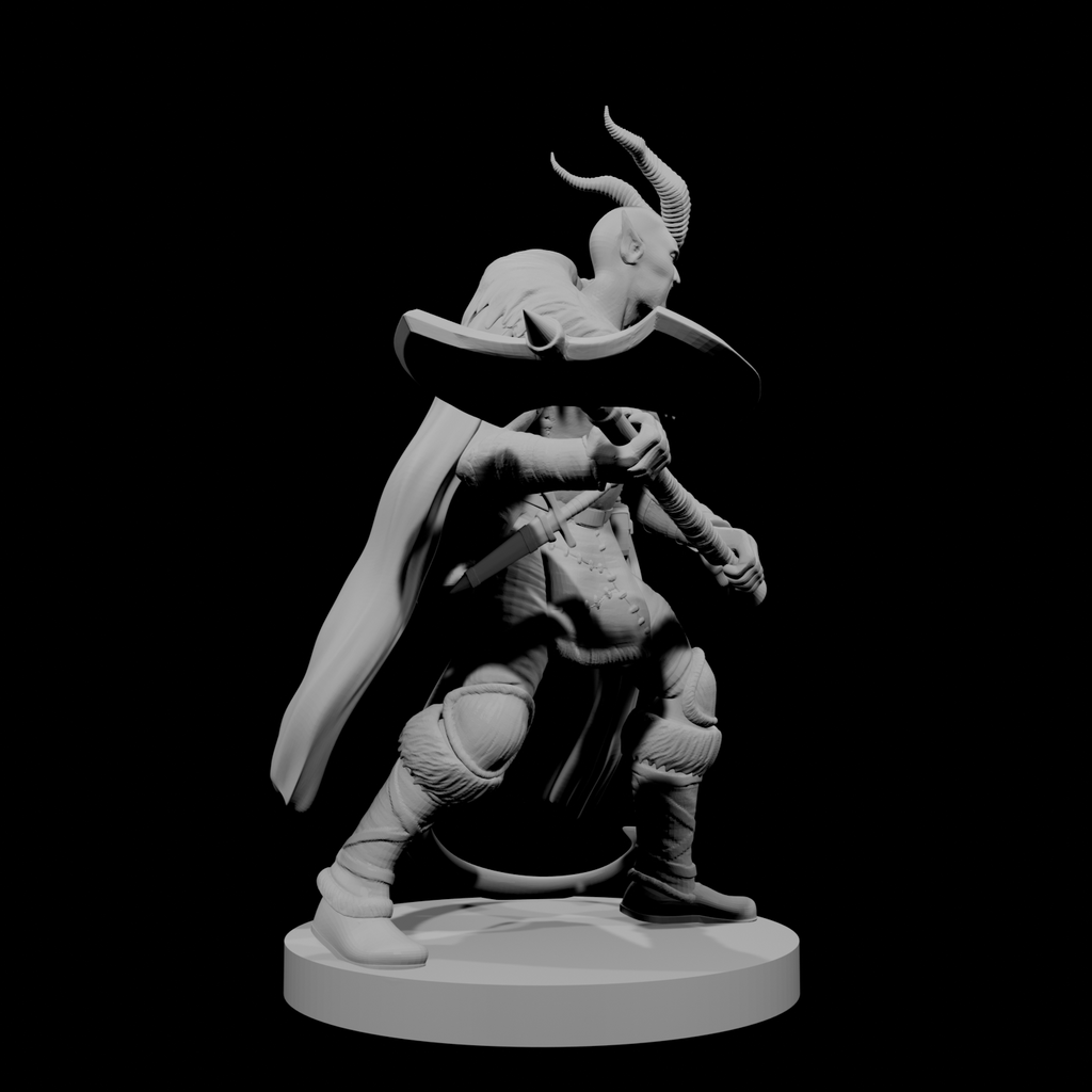 Tiefling Male Barbarian 2