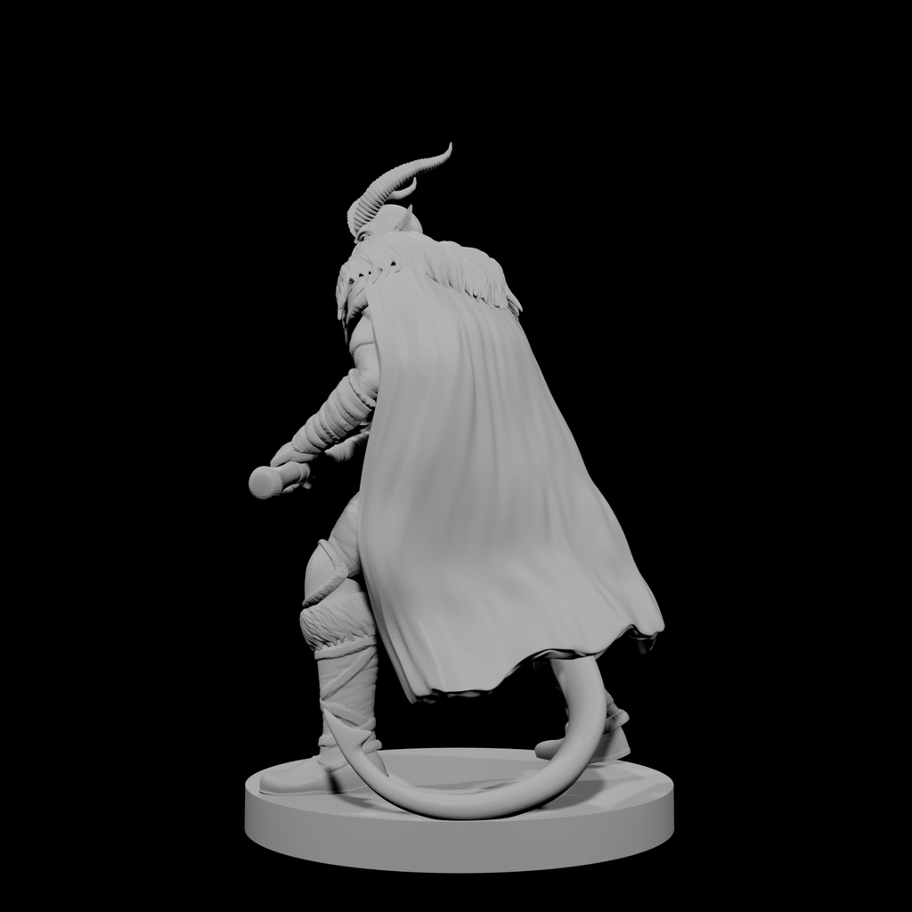 Tiefling Male Barbarian 2