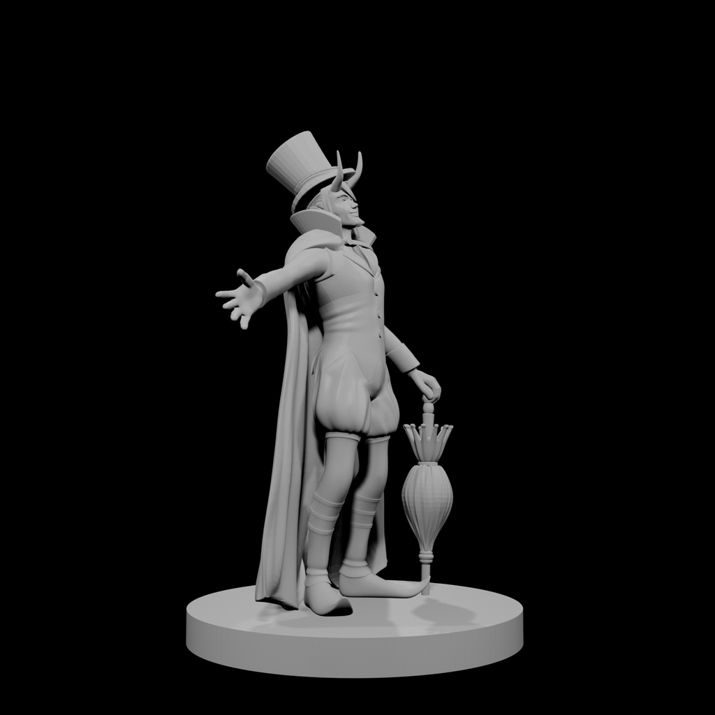Tiefling Male Bard Ringmaster