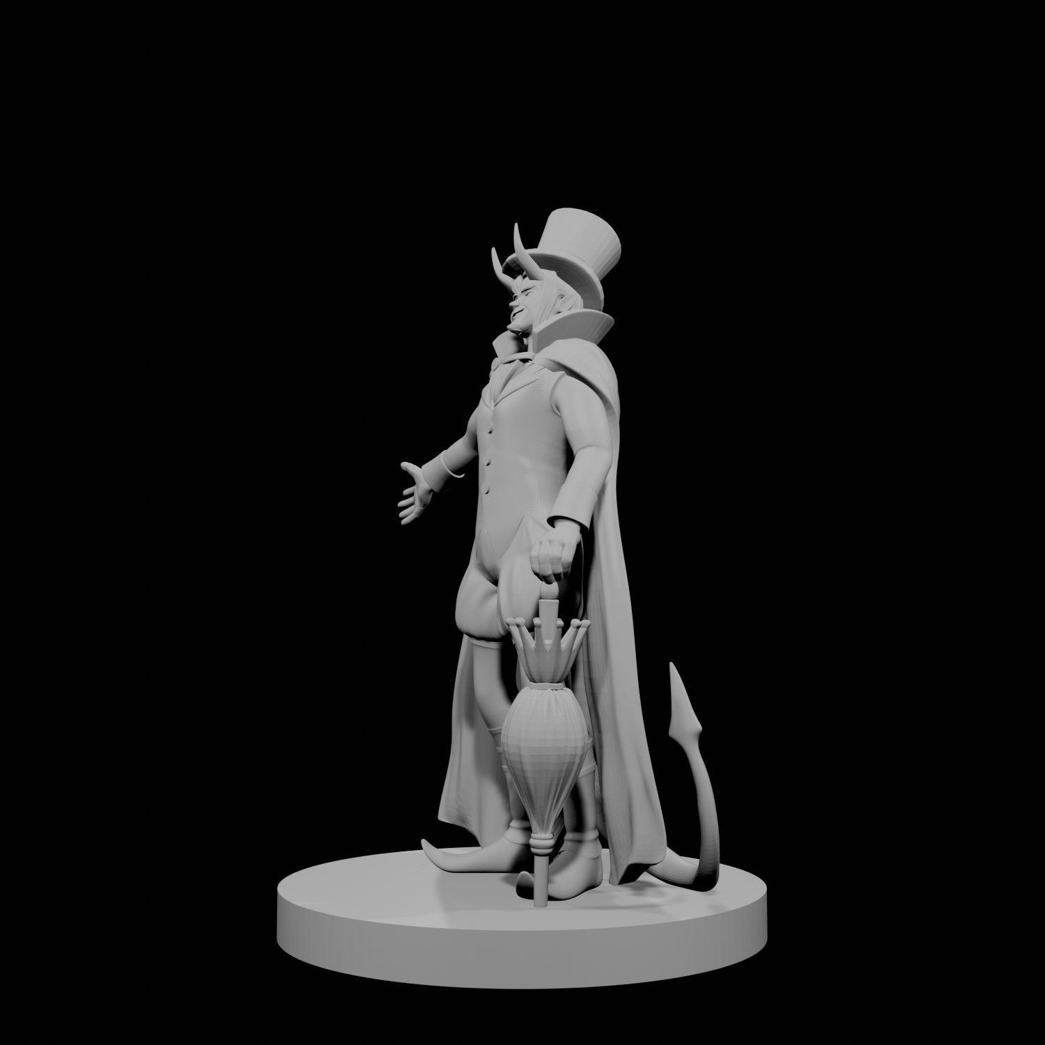 Tiefling Male Bard Ringmaster