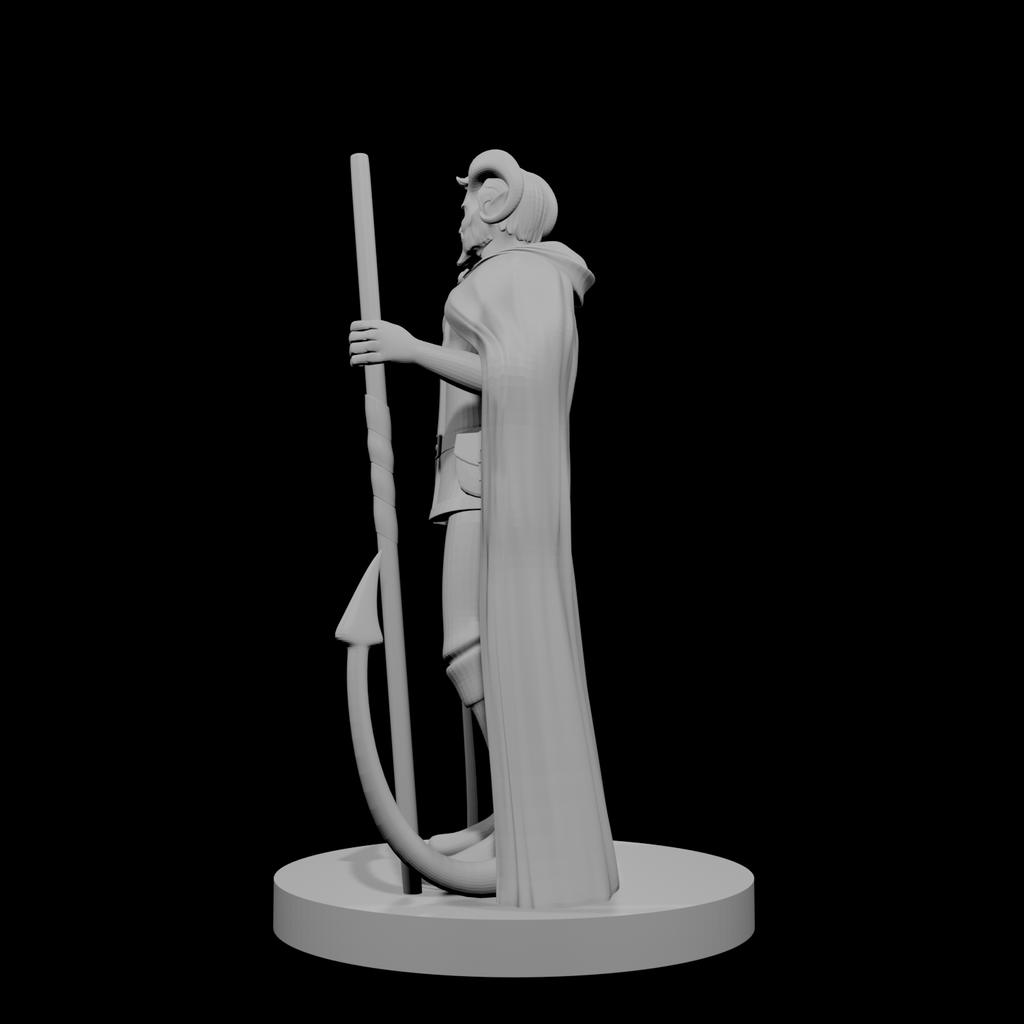 Tiefling Male Druid