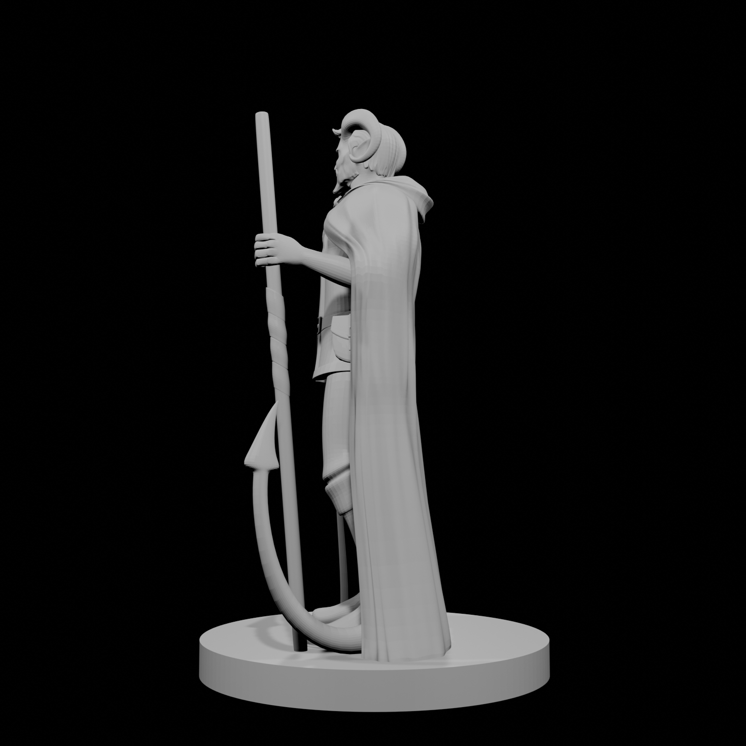Tiefling Male Druid