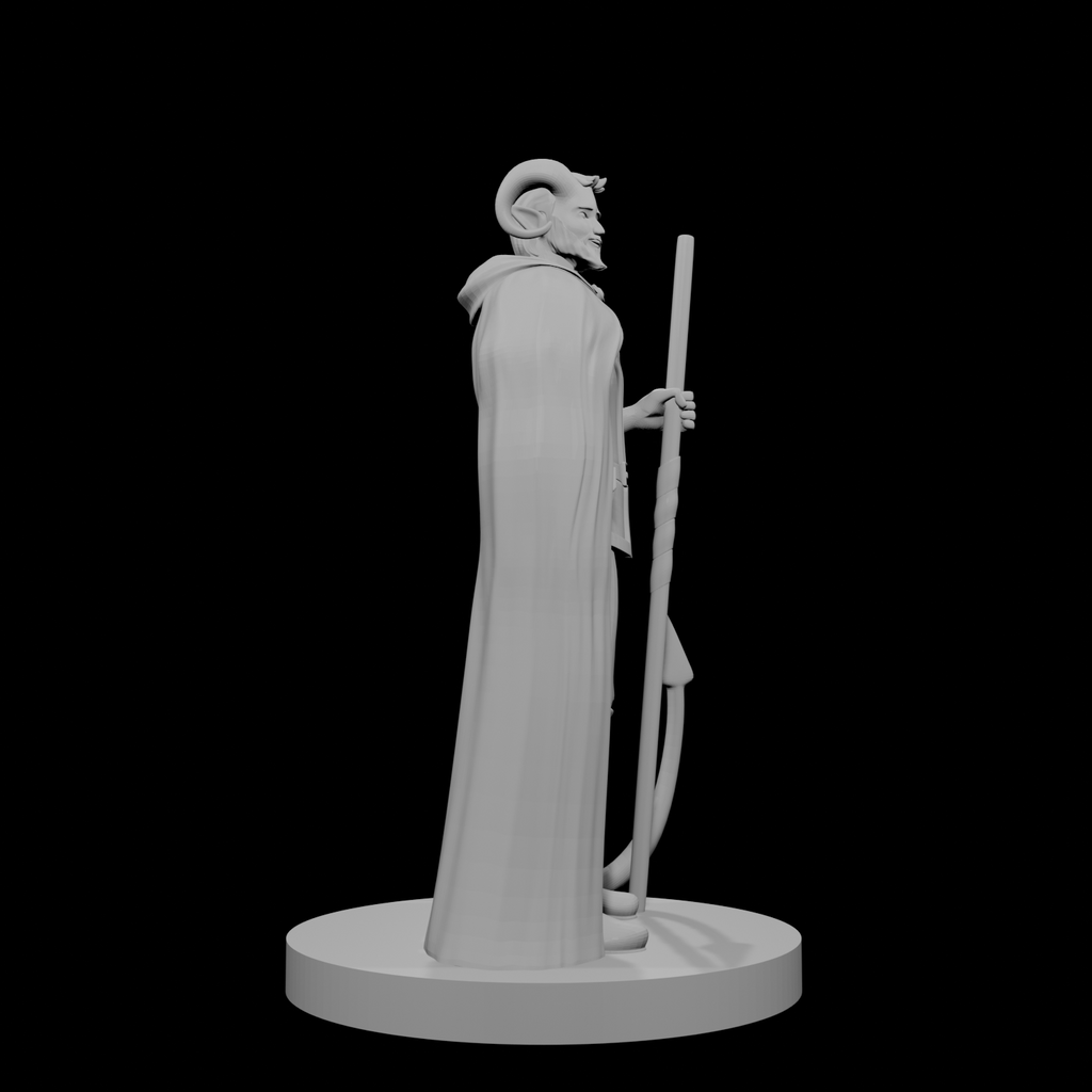 Tiefling Male Druid