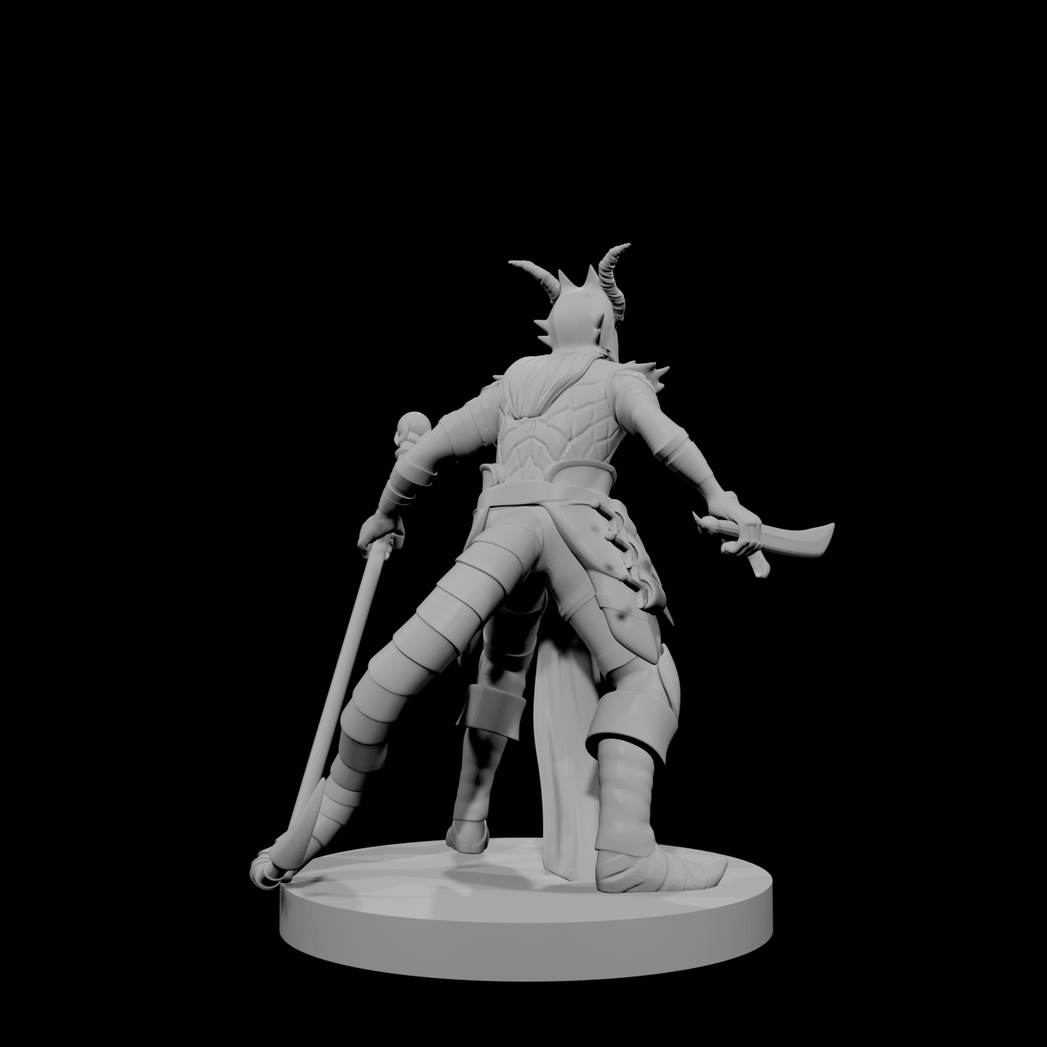 Tiefling Male Hexblade Warlock