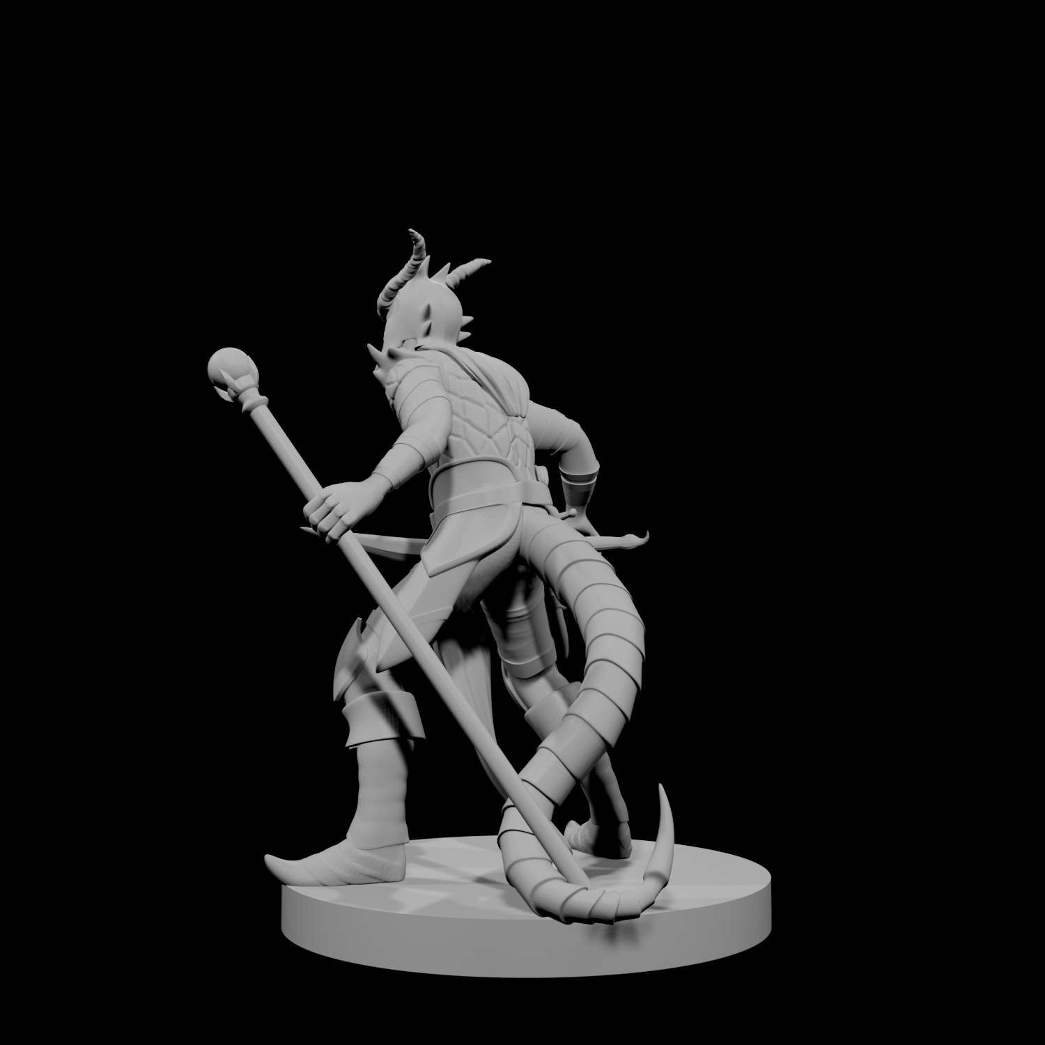 Tiefling Male Hexblade Warlock