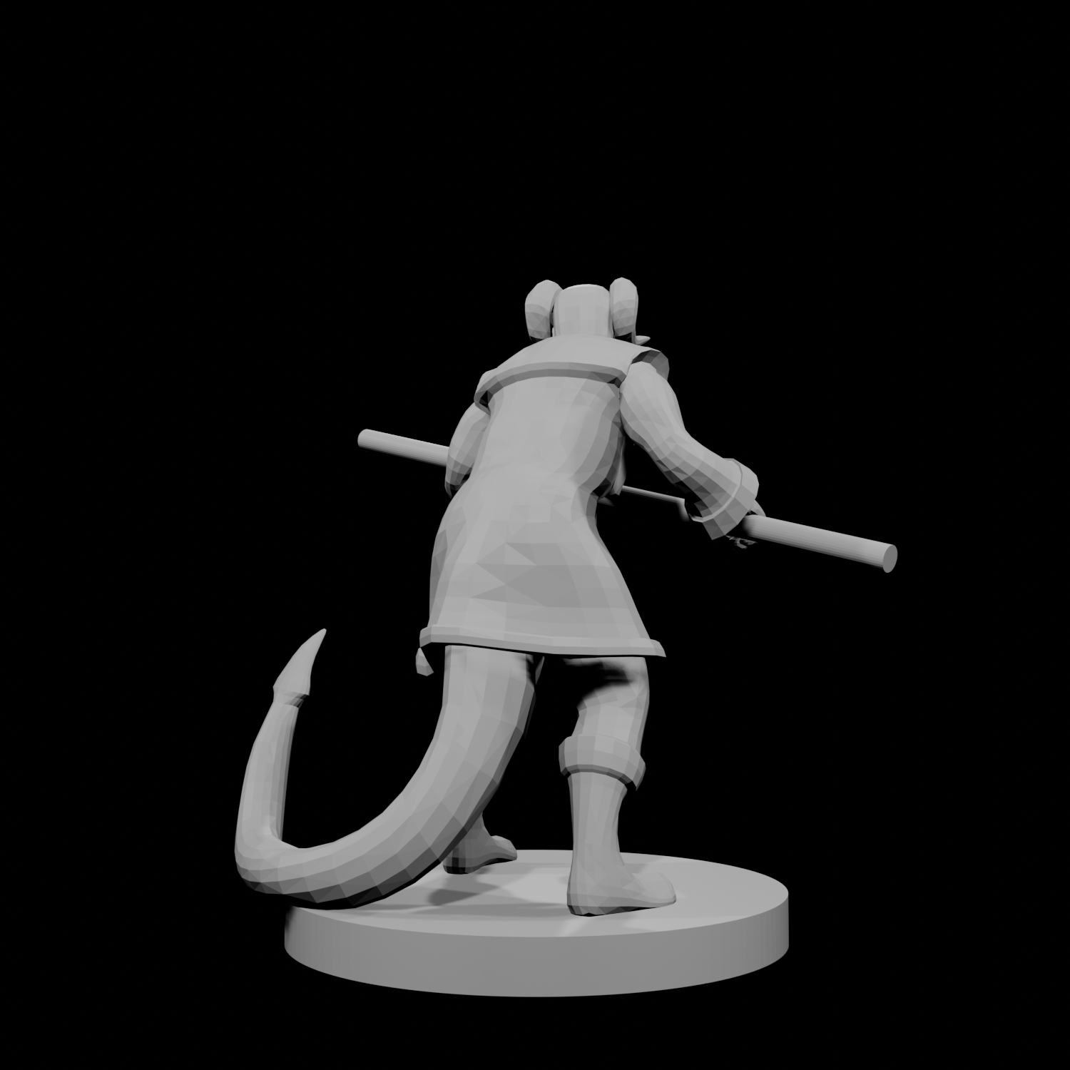 Tiefling Male Monk