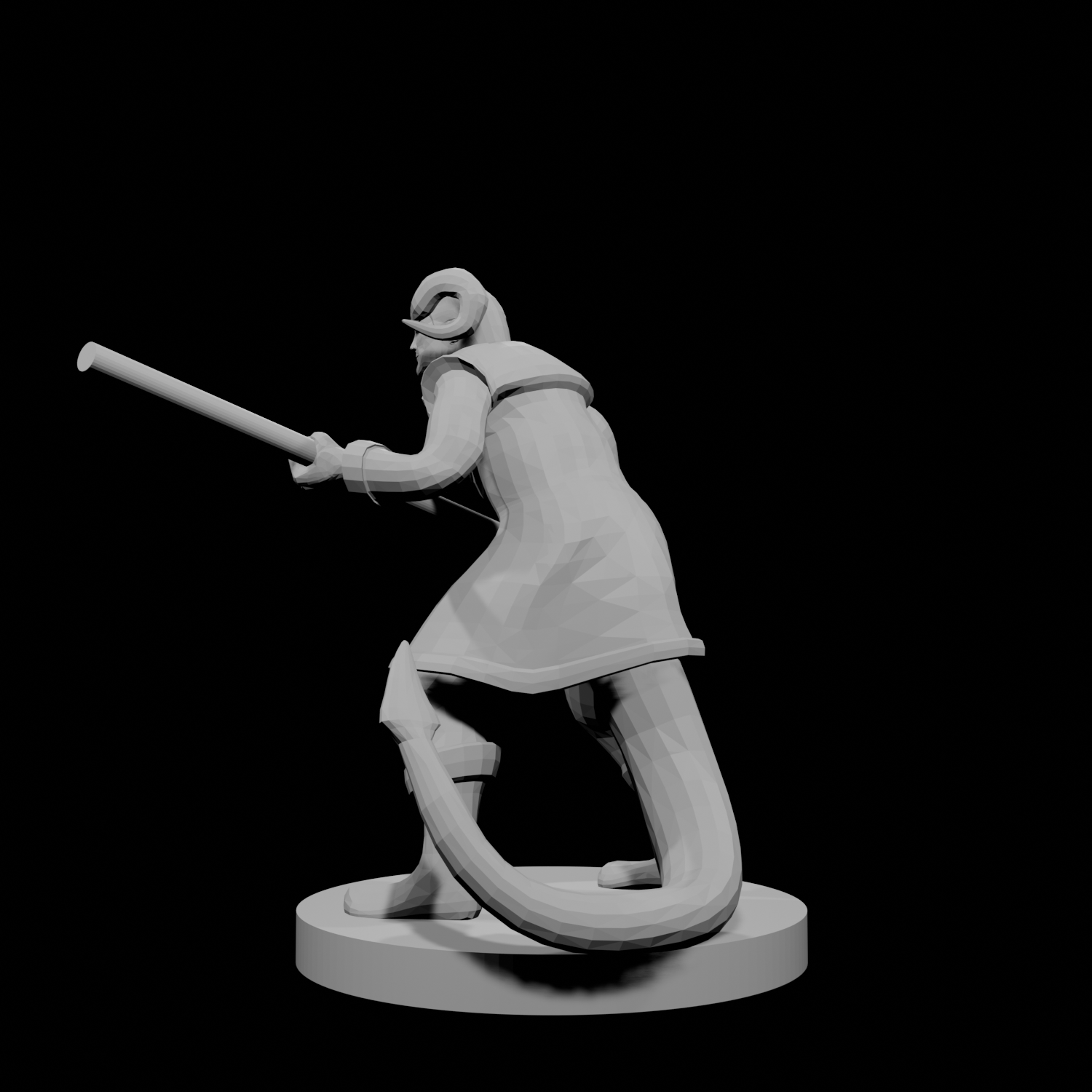 Tiefling Male Monk