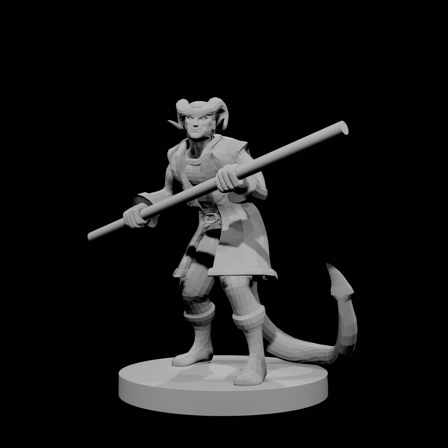 Tiefling Male Monk