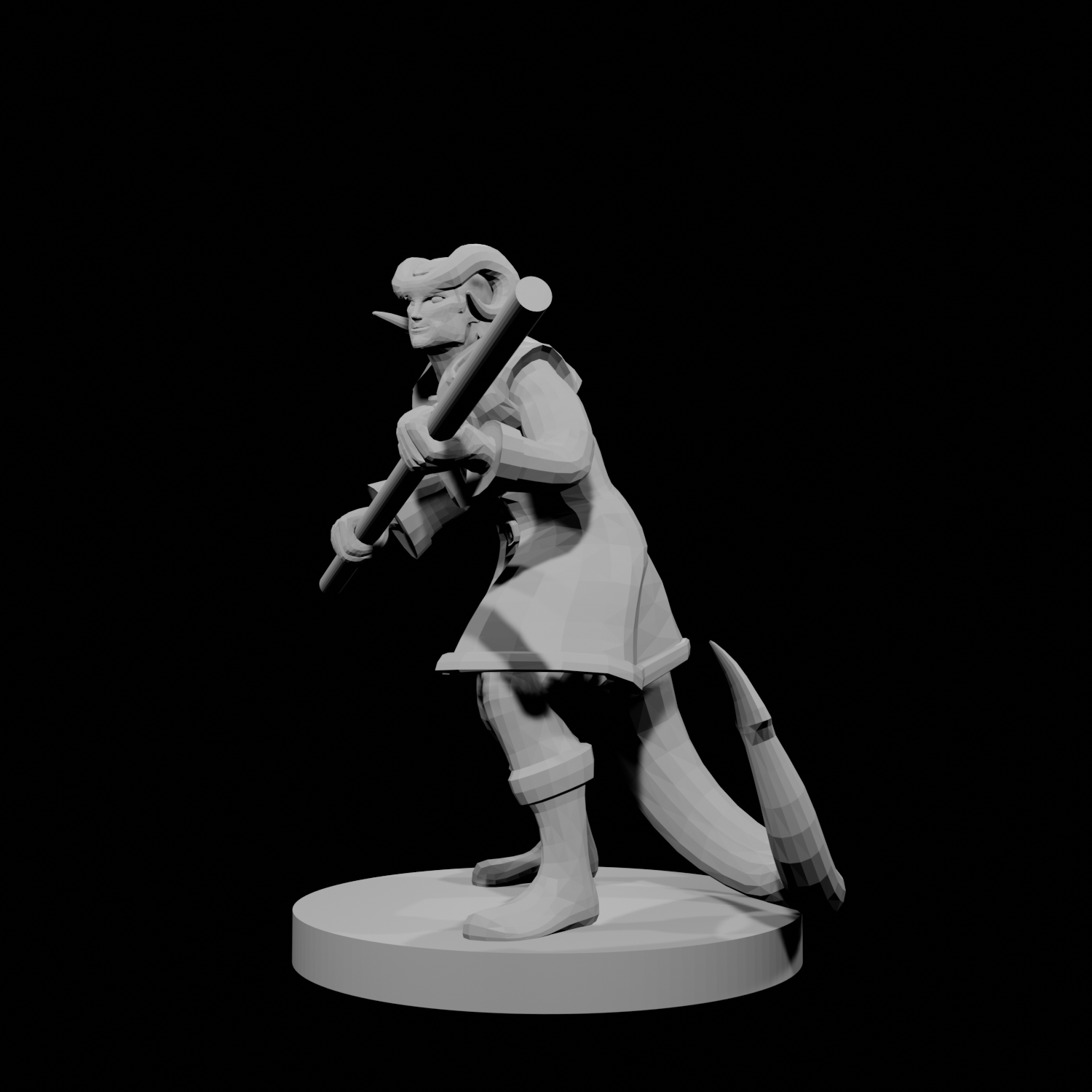 Tiefling Male Monk