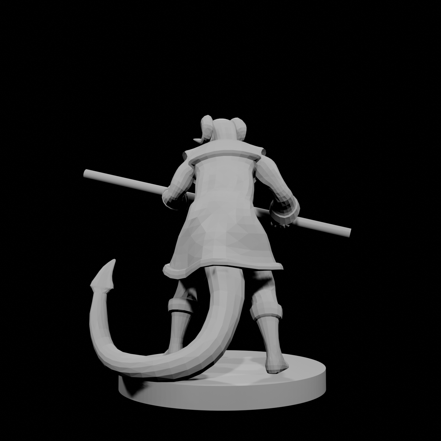 Tiefling Male Monk