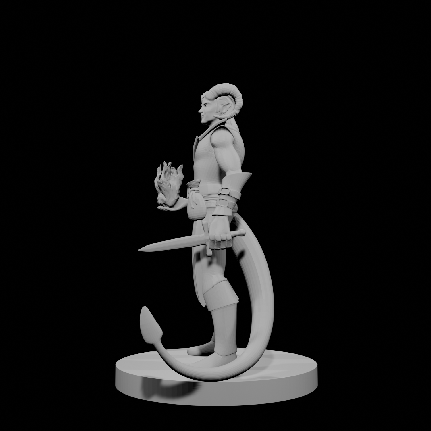 Tiefling Male Sorcerer 2
