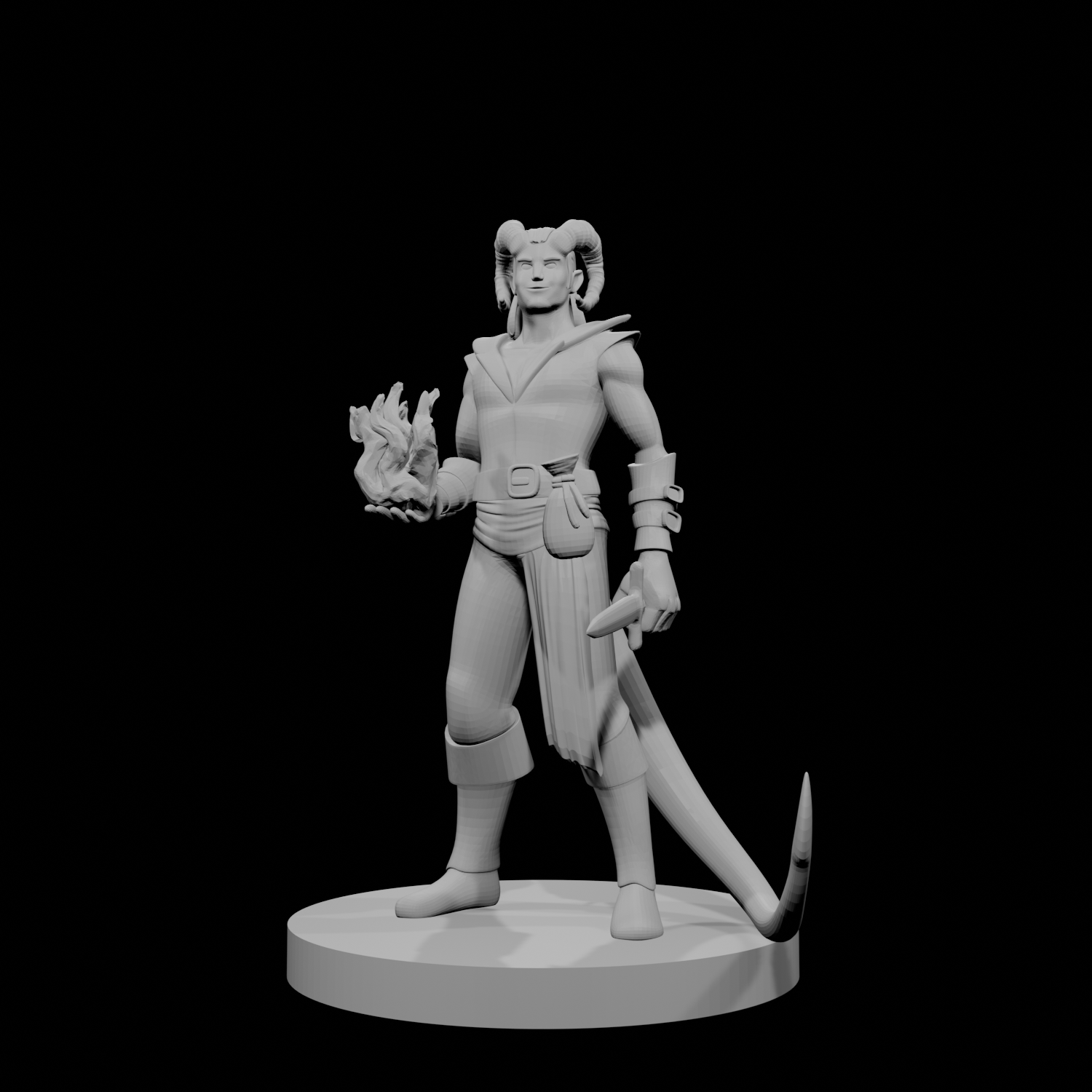 Tiefling Male Sorcerer 2