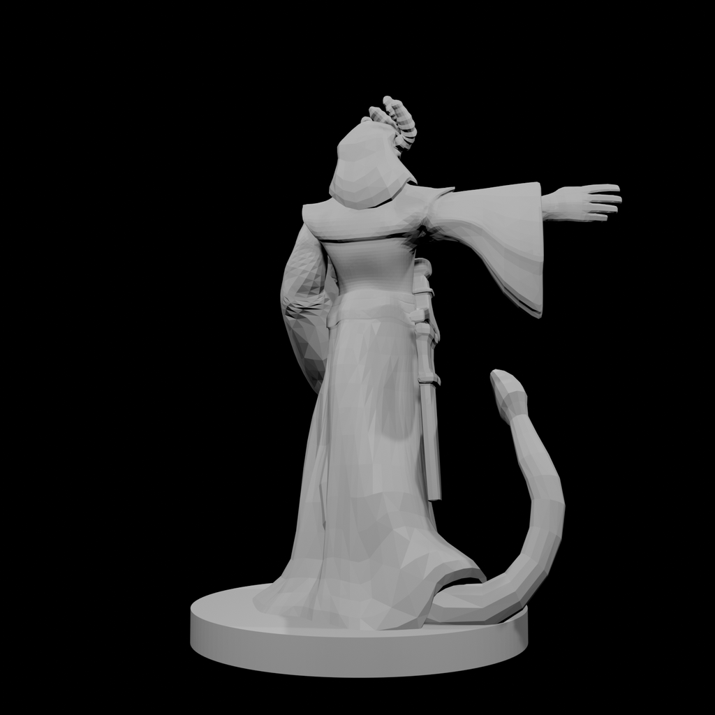Tiefling Male Sorcerer Four Horns