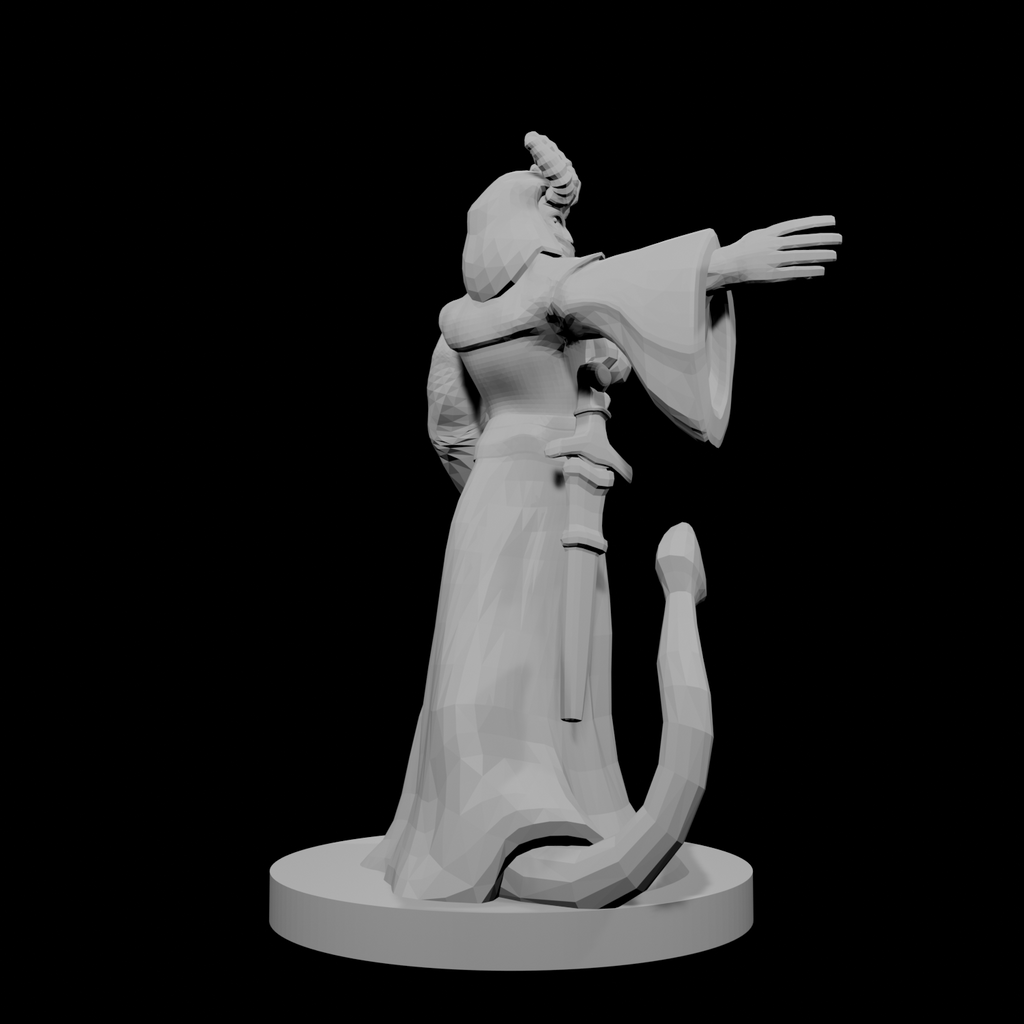 Tiefling Male Sorcerer Four Horns