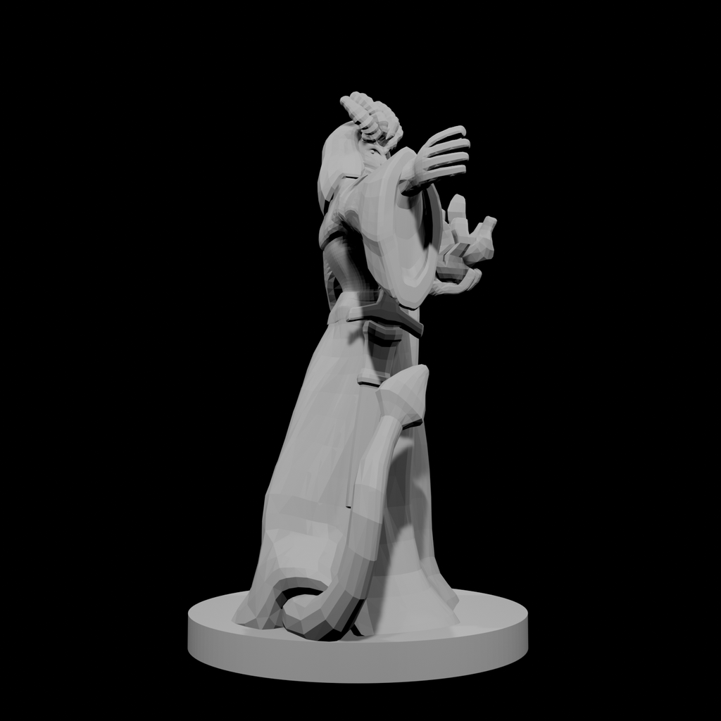 Tiefling Male Sorcerer Four Horns