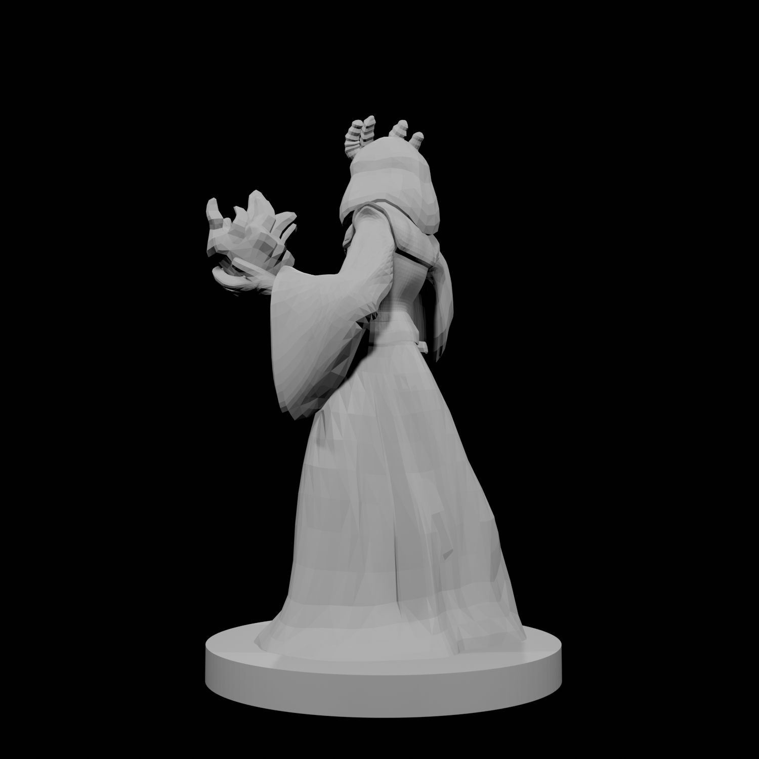 Tiefling Male Sorcerer Four Horns