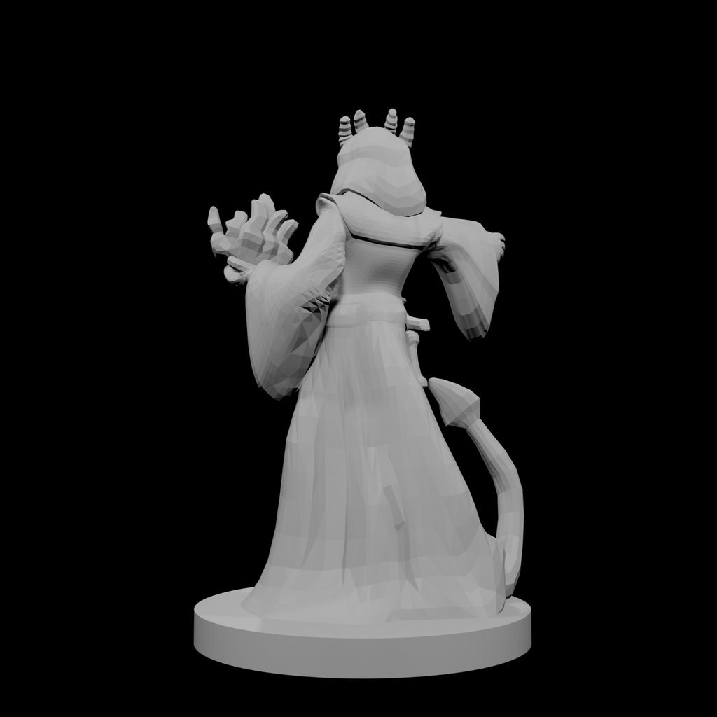 Tiefling Male Sorcerer Four Horns
