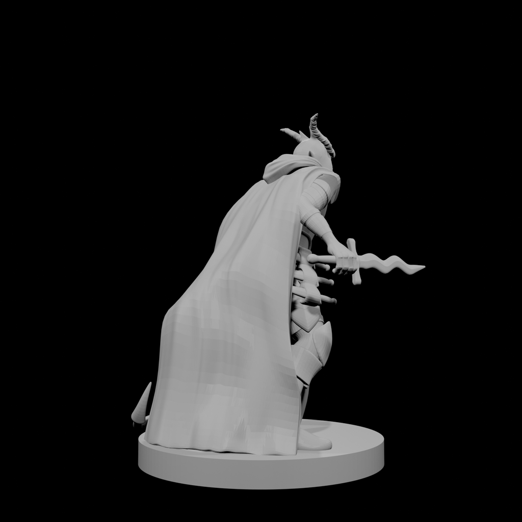 Tiefling Male Warlock