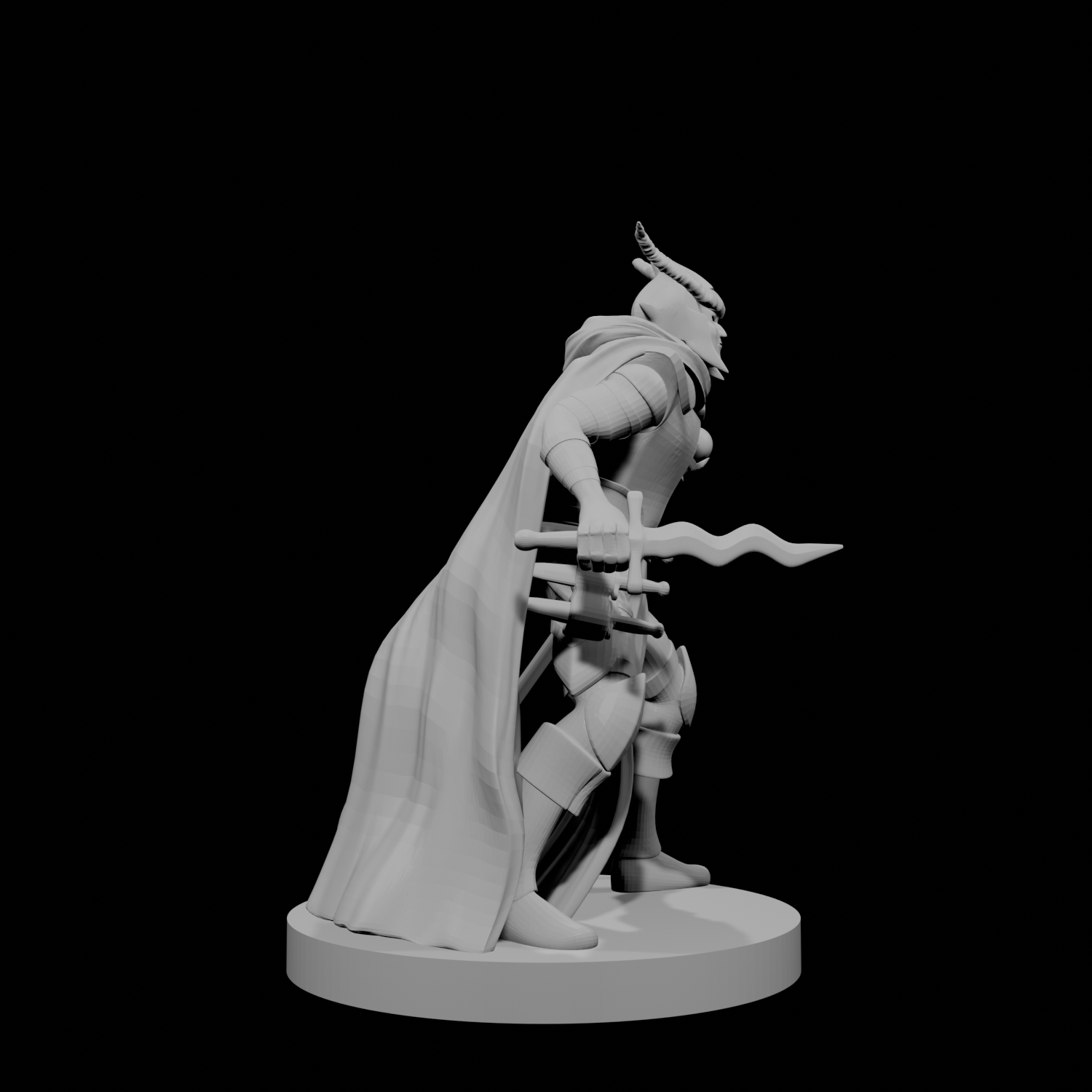 Tiefling Male Warlock