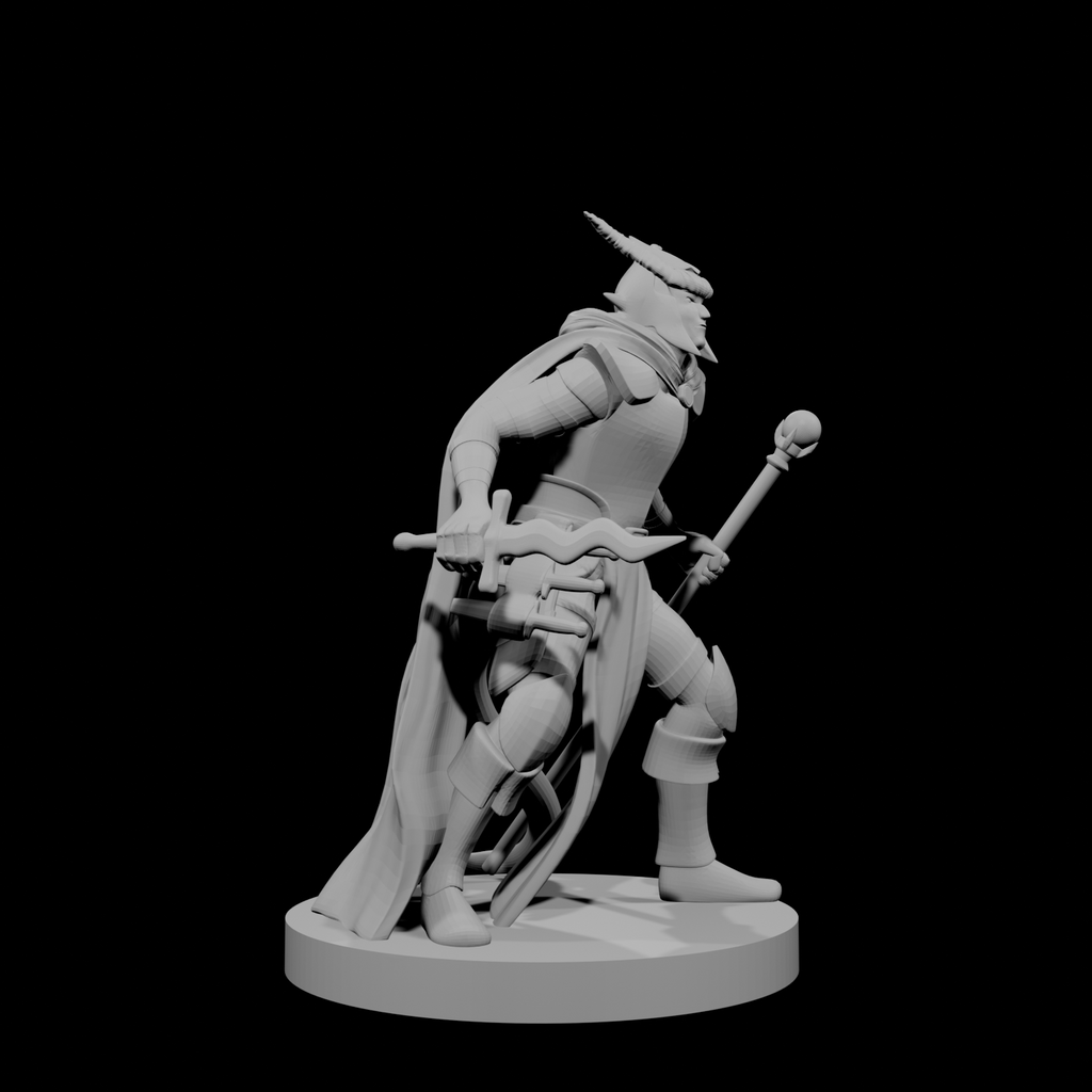 Tiefling Male Warlock