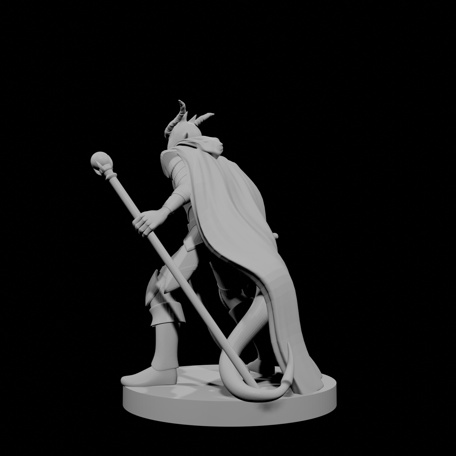 Tiefling Male Warlock