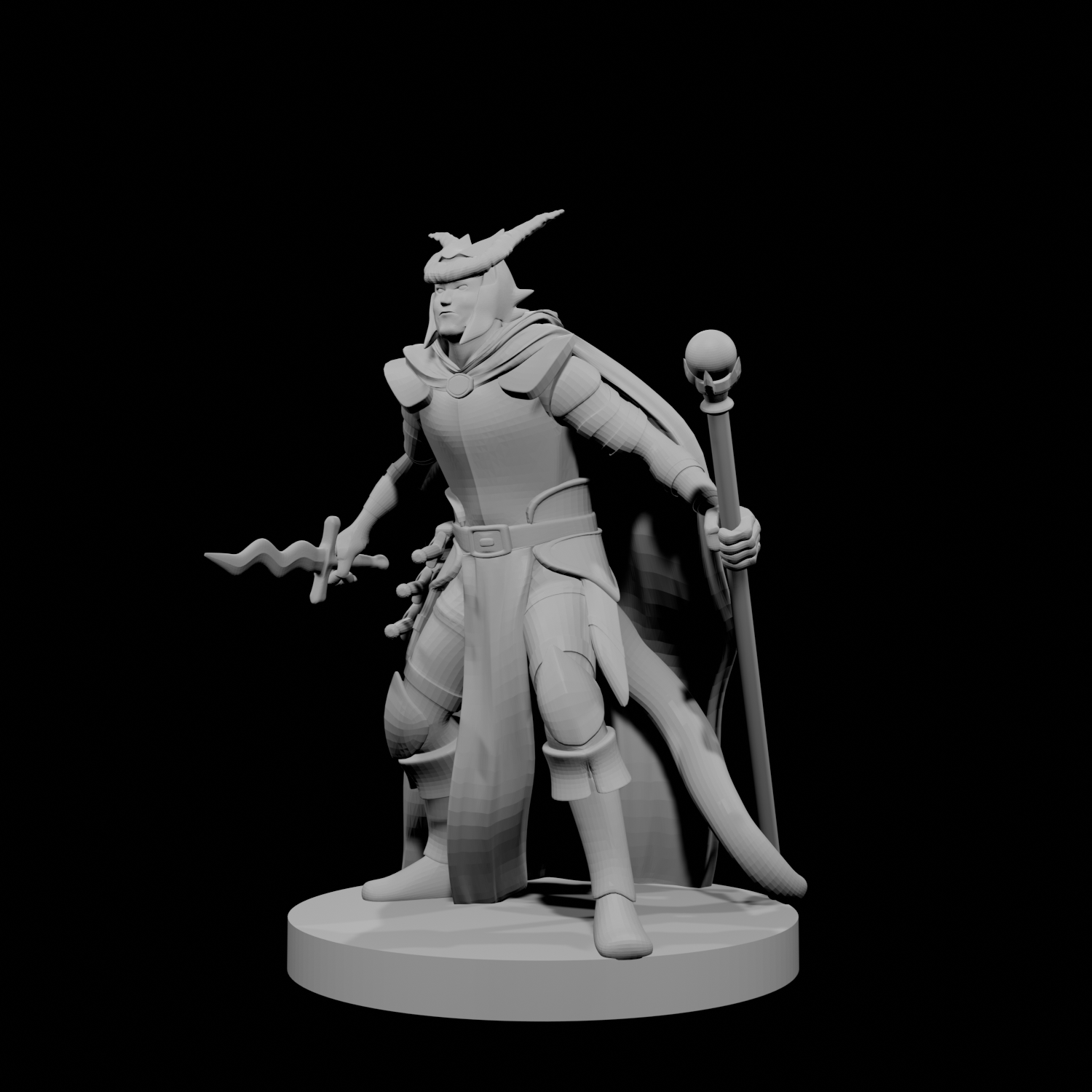 Tiefling Male Warlock