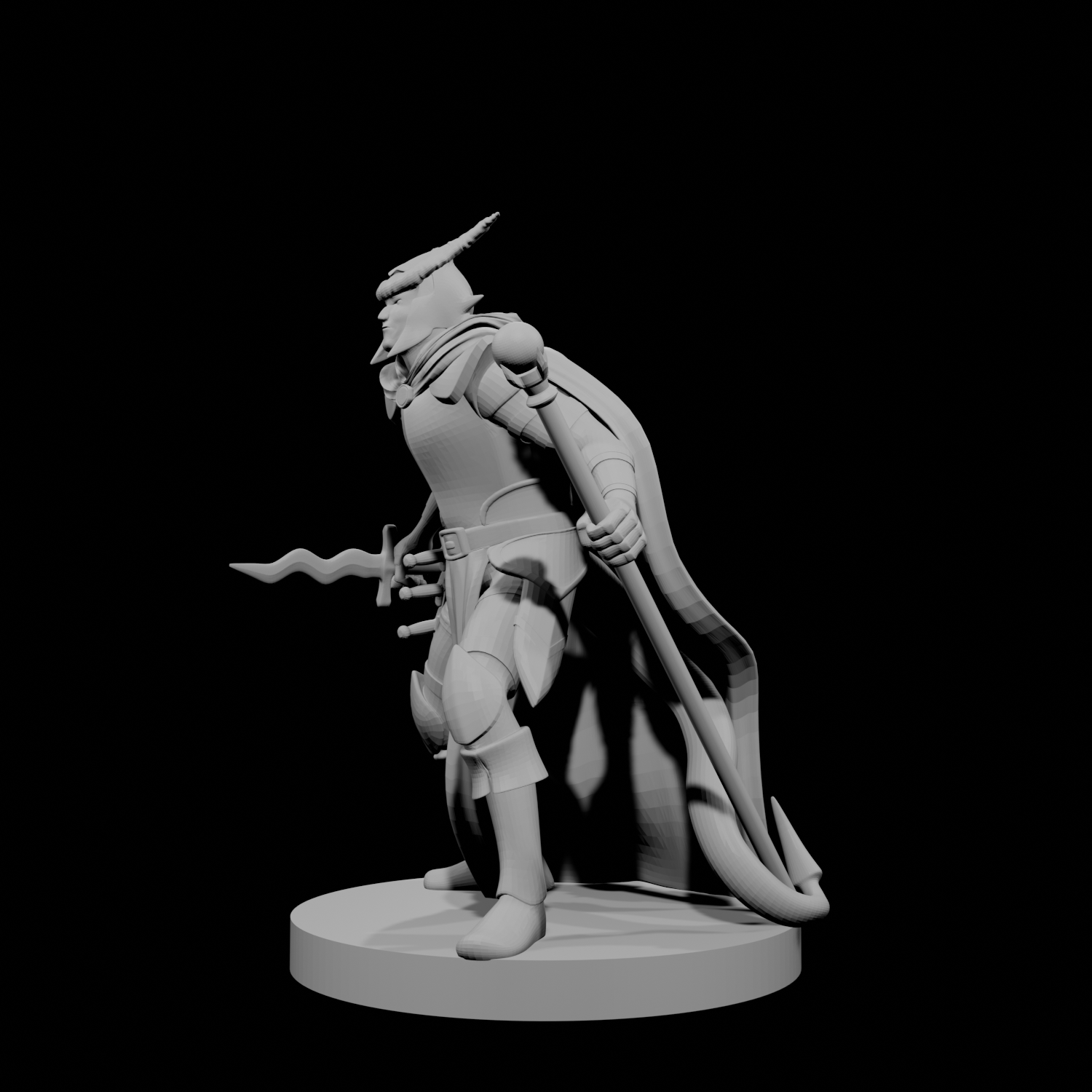 Tiefling Male Warlock