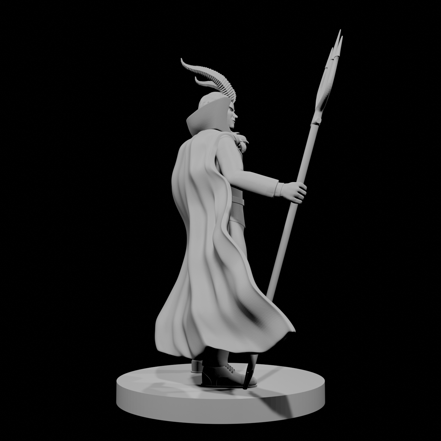 Tiefling Male Warlock of the Deep