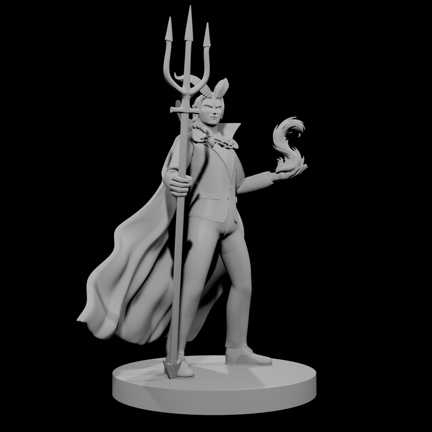 Tiefling Male Warlock of the Deep